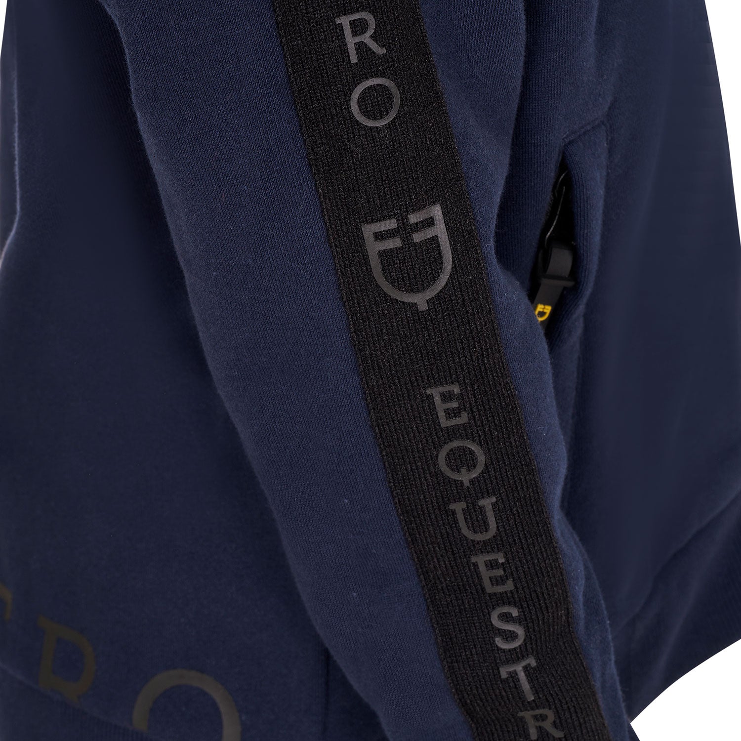 Felpa bambina full zip con pile interno Equestro