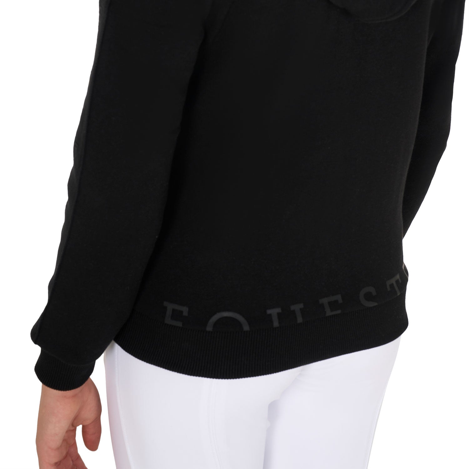 Felpa bambina full zip con pile interno Equestro