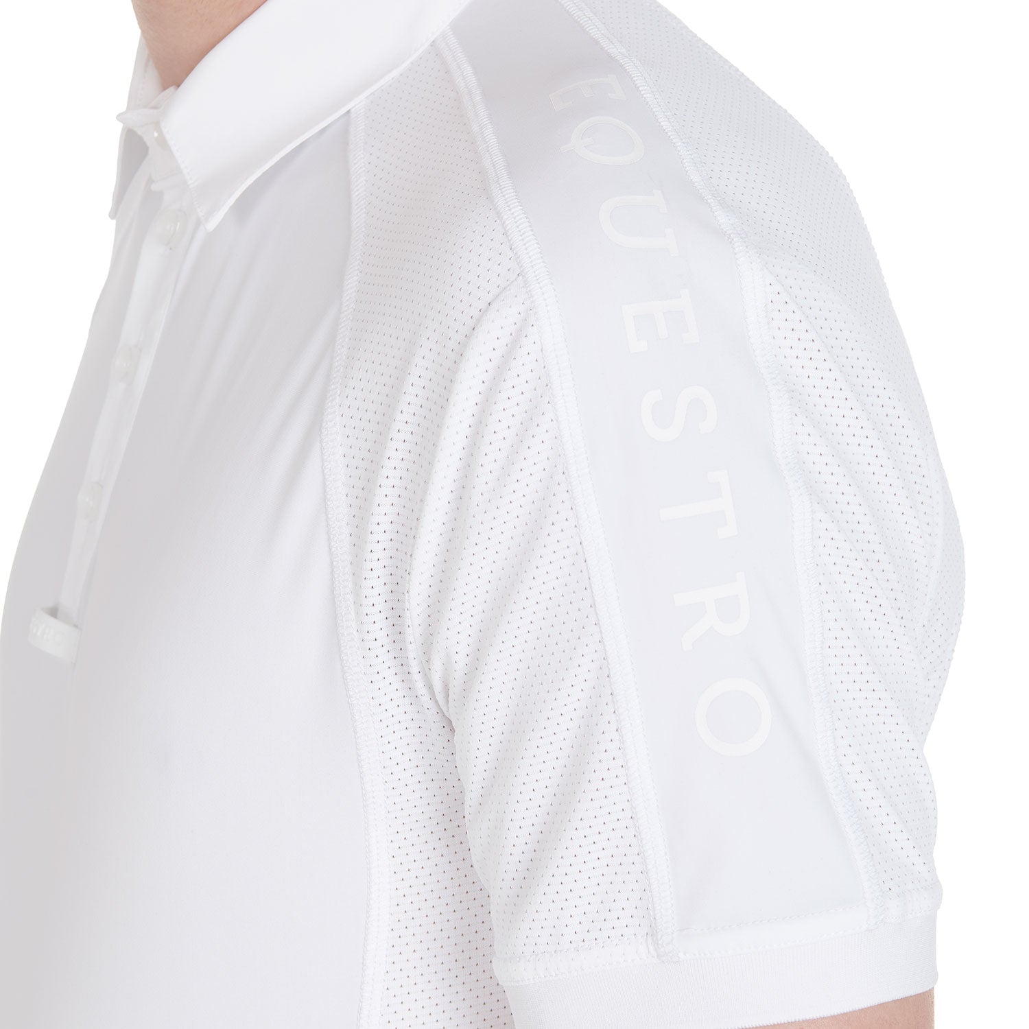 Polo Uomo Slim Fit da concorso Equestro in tessuto tecnico