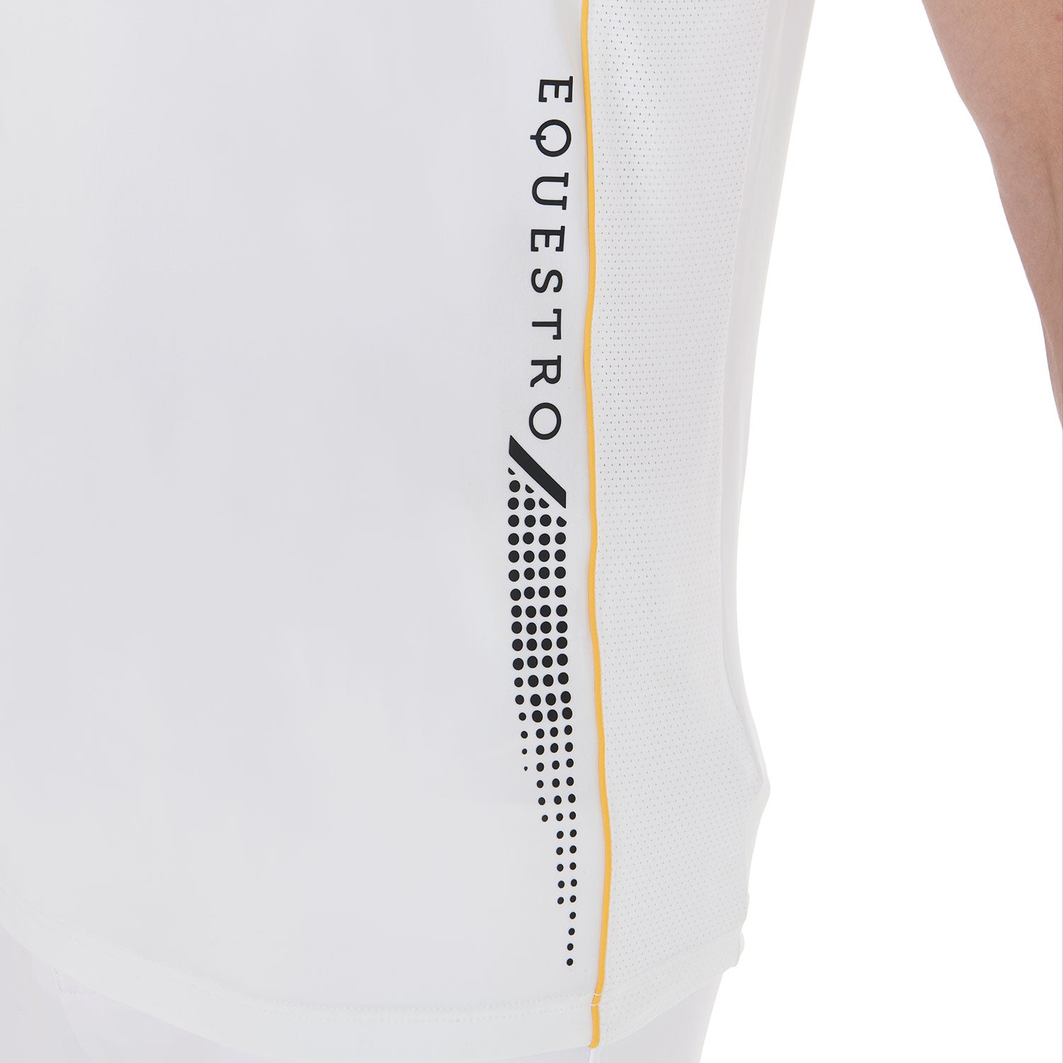 Polo Uomo Slim Fit da concorso Equestro in tessuto tecnico