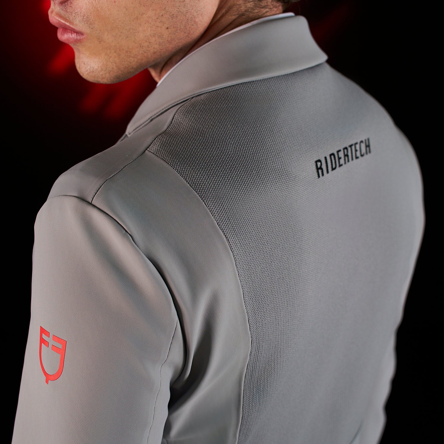 Giacca concorso uomo Equestro Ridertechnology cuciture termosaldate