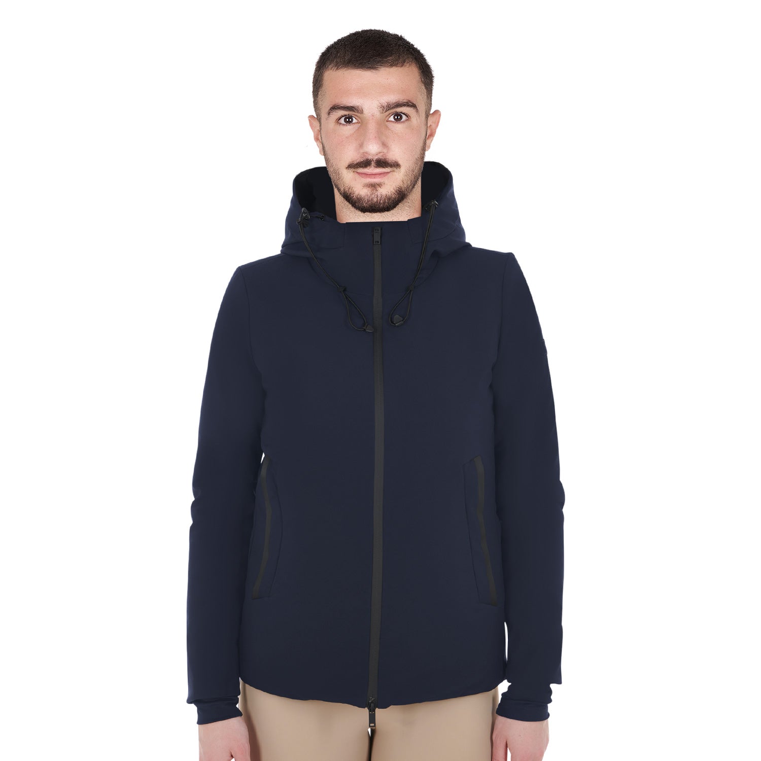 Giacca da uomo Equestro impermeabile e antivento in nylon