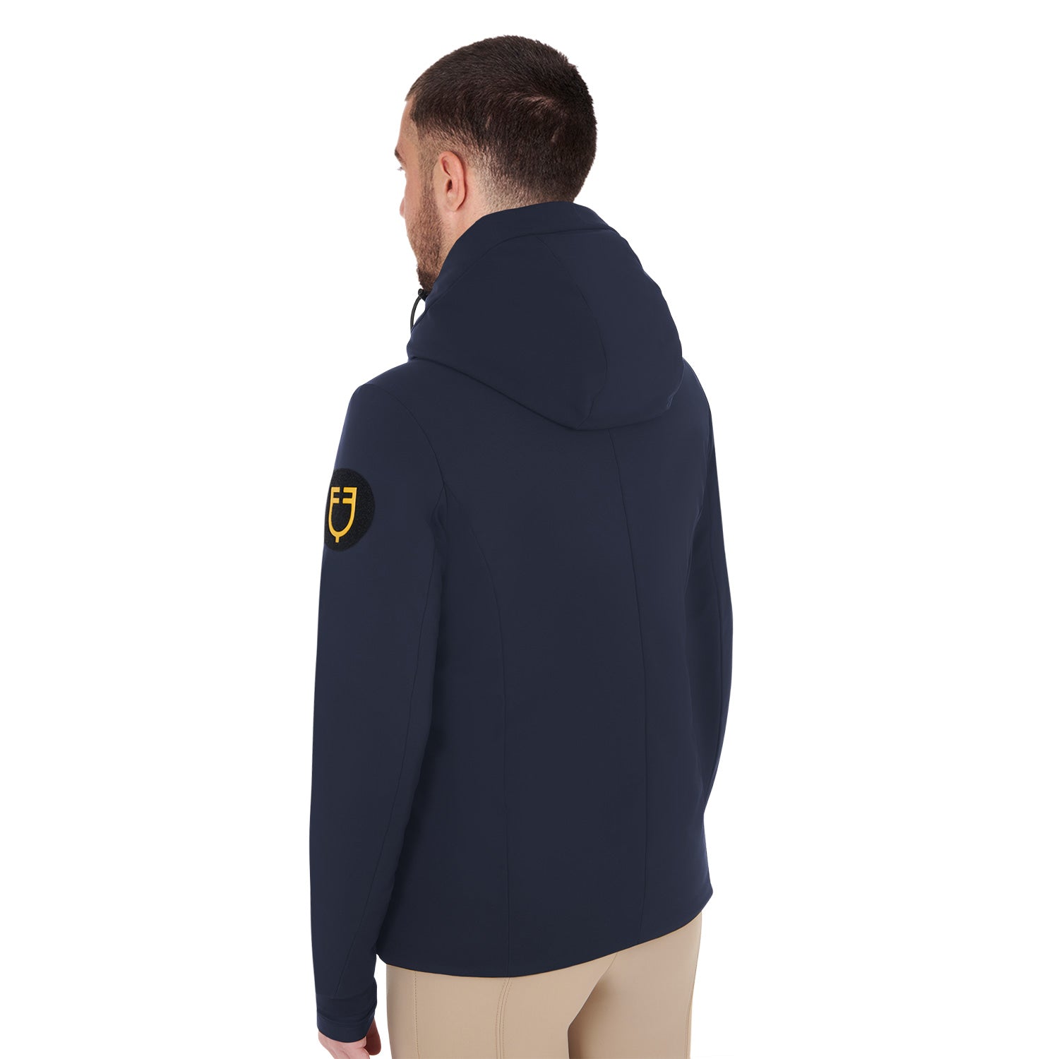 Giacca da uomo Equestro impermeabile e antivento in nylon