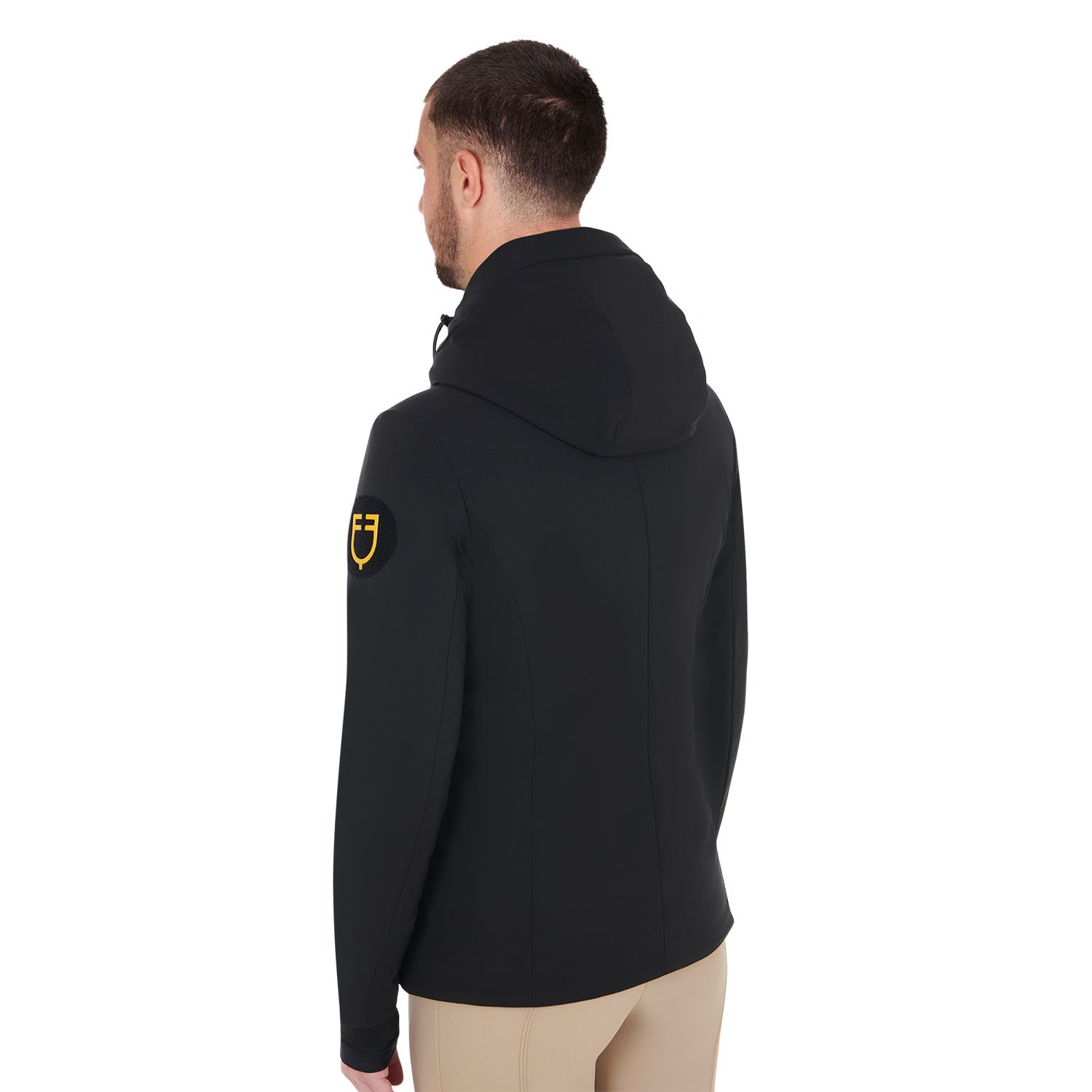 Giacca da uomo Equestro impermeabile e antivento in nylon