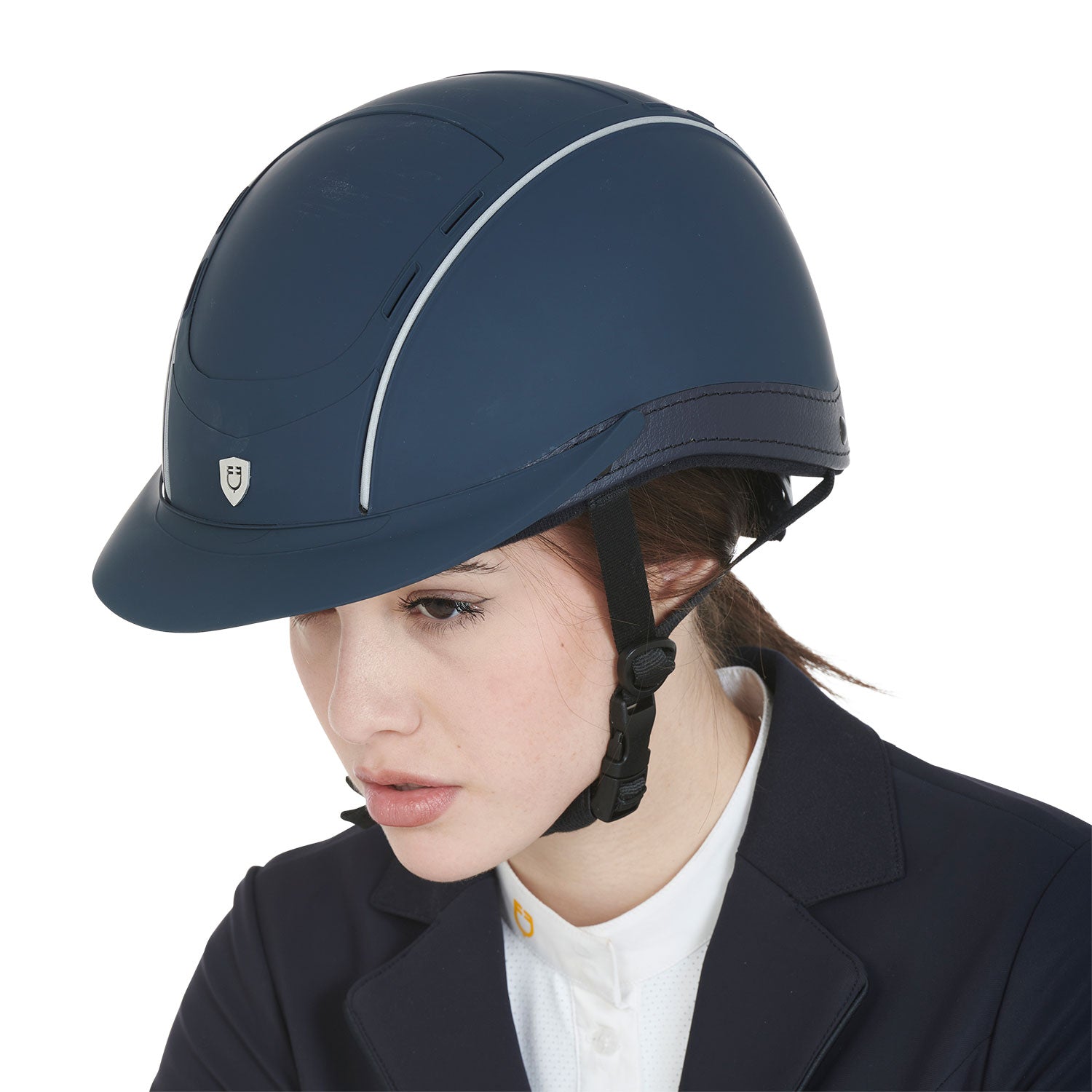 Casco Kep Ultralight Equestro Phantom con inserti in pelle