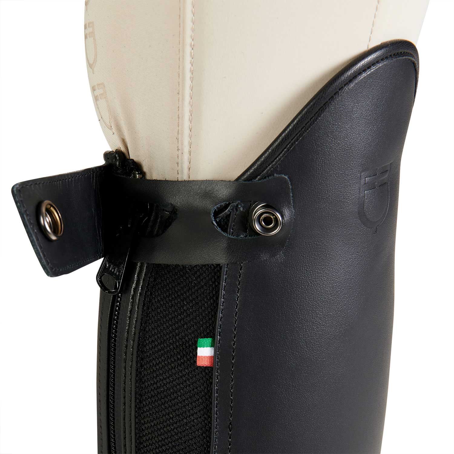 Ghette Unisex Equestro Colombo in Cuoio Morbido con logo