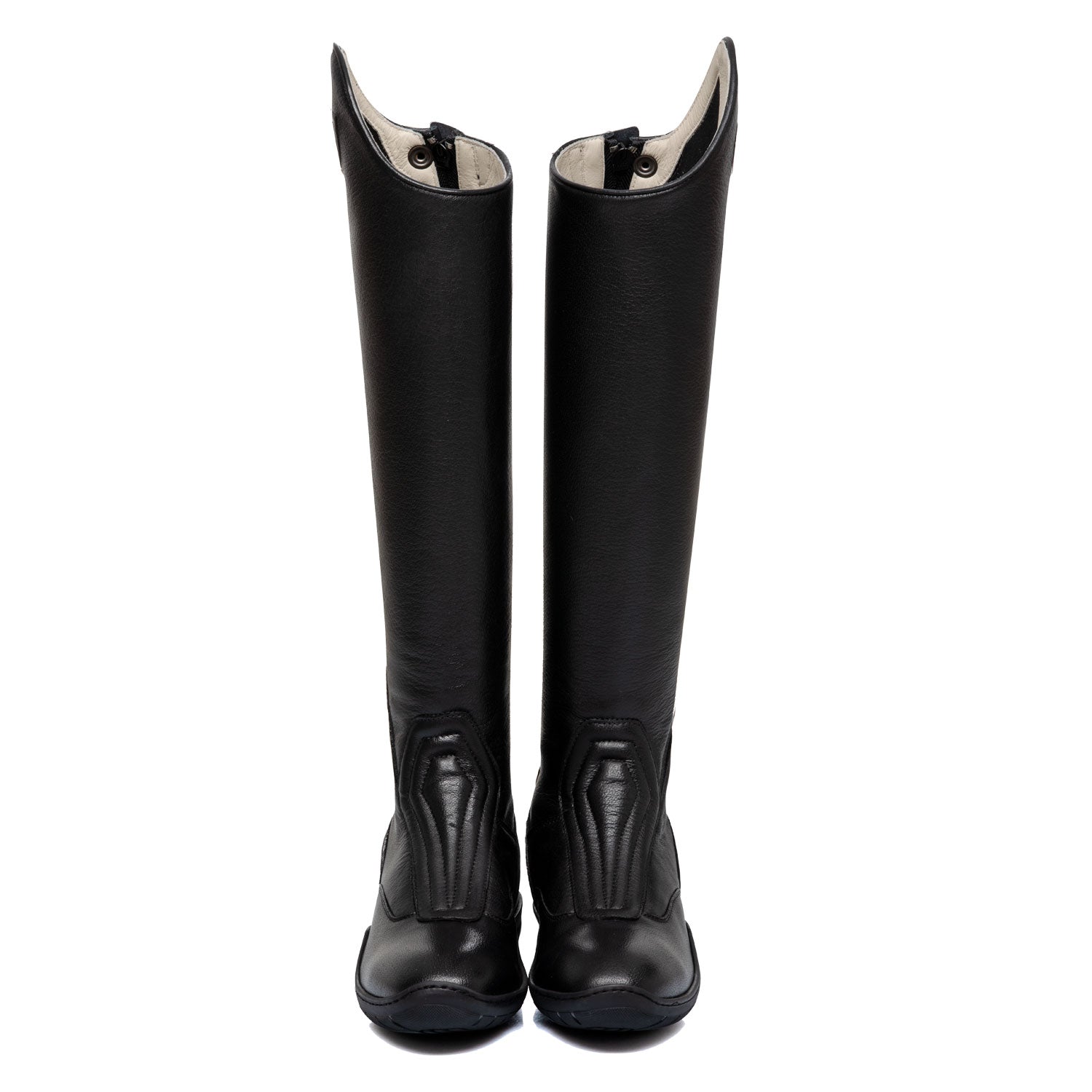 Stivali unisex Equestro Saturn con suola sportiva e imbottitura frontale