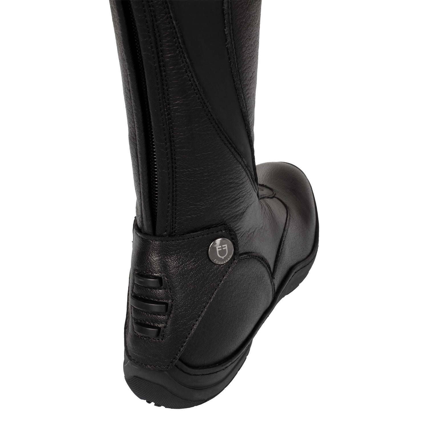 Stivali unisex Equestro Saturn con suola sportiva e imbottitura frontale