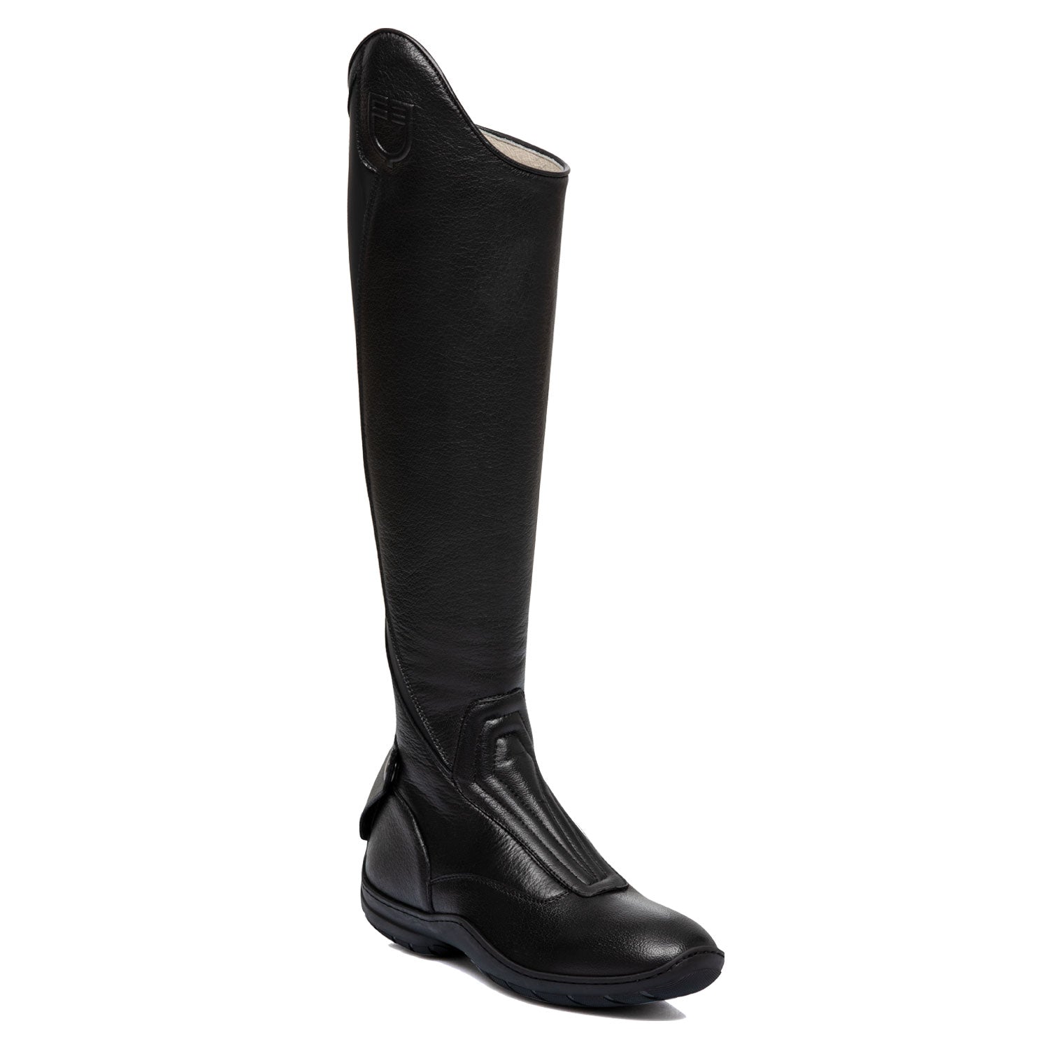 Stivali unisex Equestro Saturn con suola sportiva e imbottitura frontale