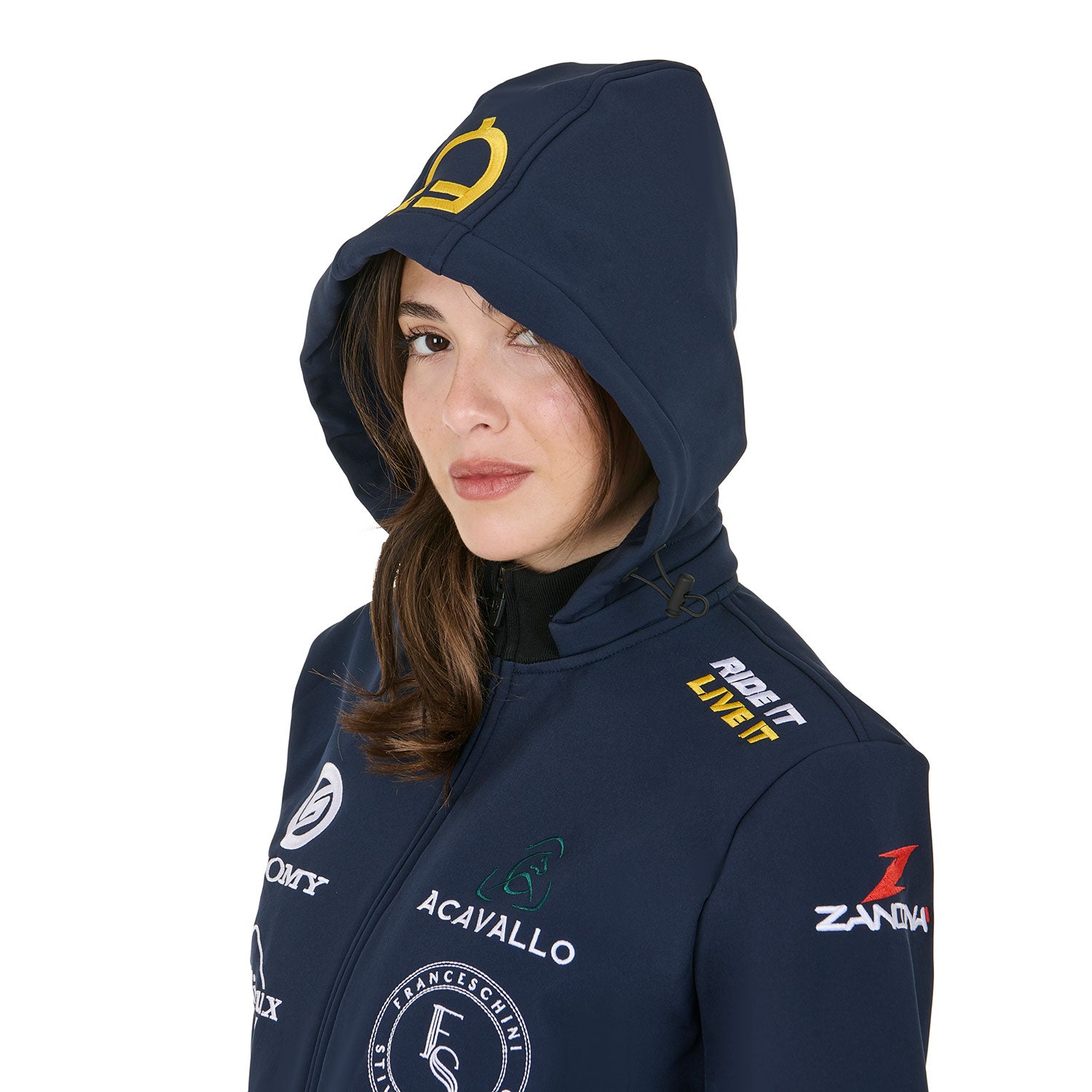 Softshell Donna Multilogo New Style 2025 Equestro Acavalo Stubben Zandonà etc