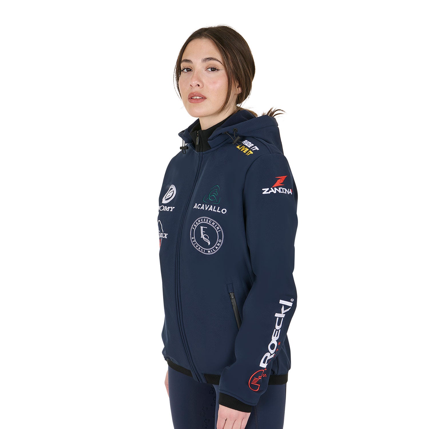 Softshell Donna Multilogo New Style 2025 Equestro Acavalo Stubben Zandonà etc
