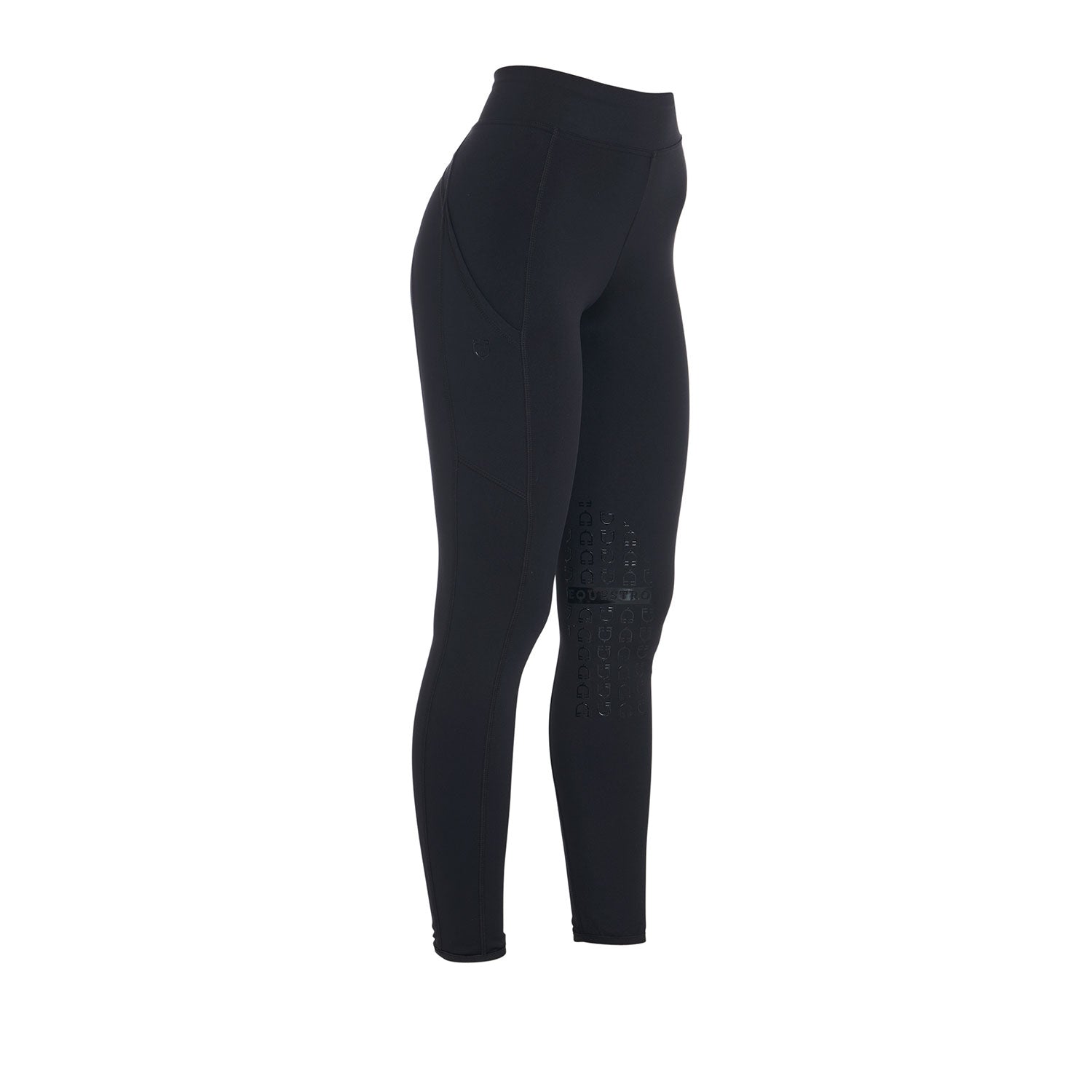 Leggings donna Slim Fit in tessuto elasticizzato con grip Equestro Kao Light