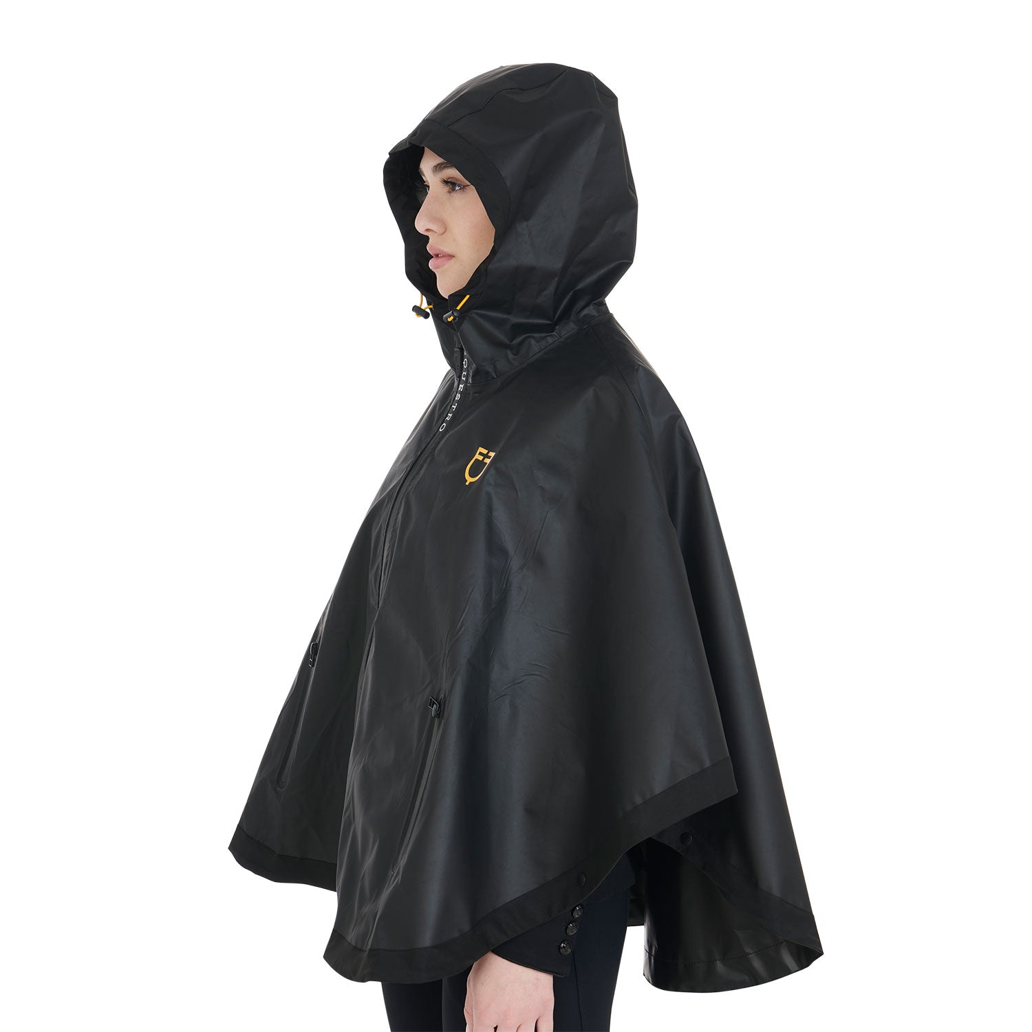 Impermeabile donna Equestro Poncho con tasche frontali