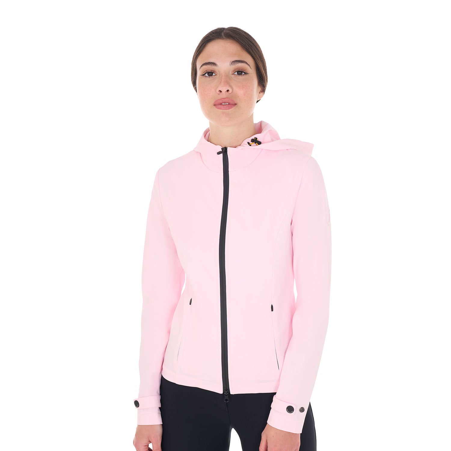 Giacca donna softshell slim fit zip antivento Equestro