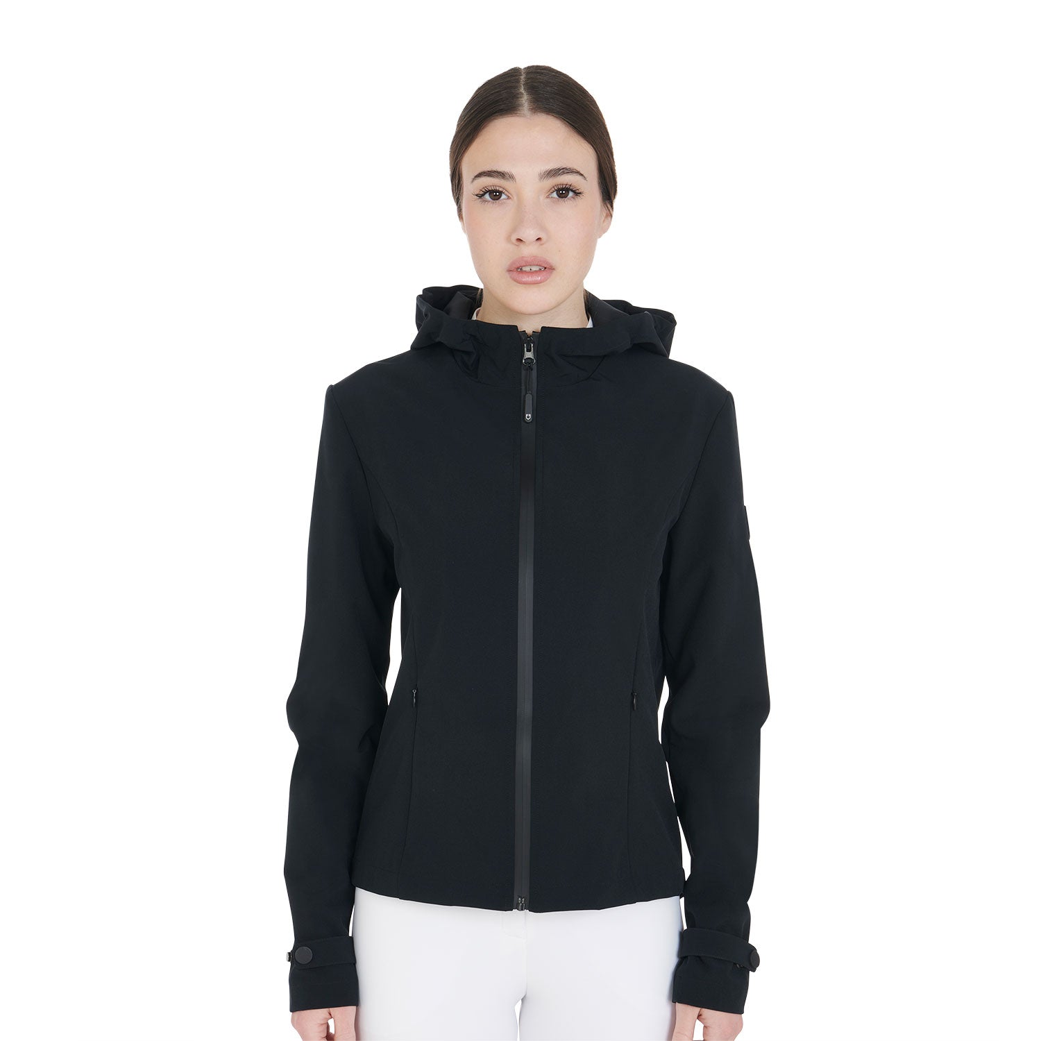 Giacca donna softshell slim fit zip antivento Equestro