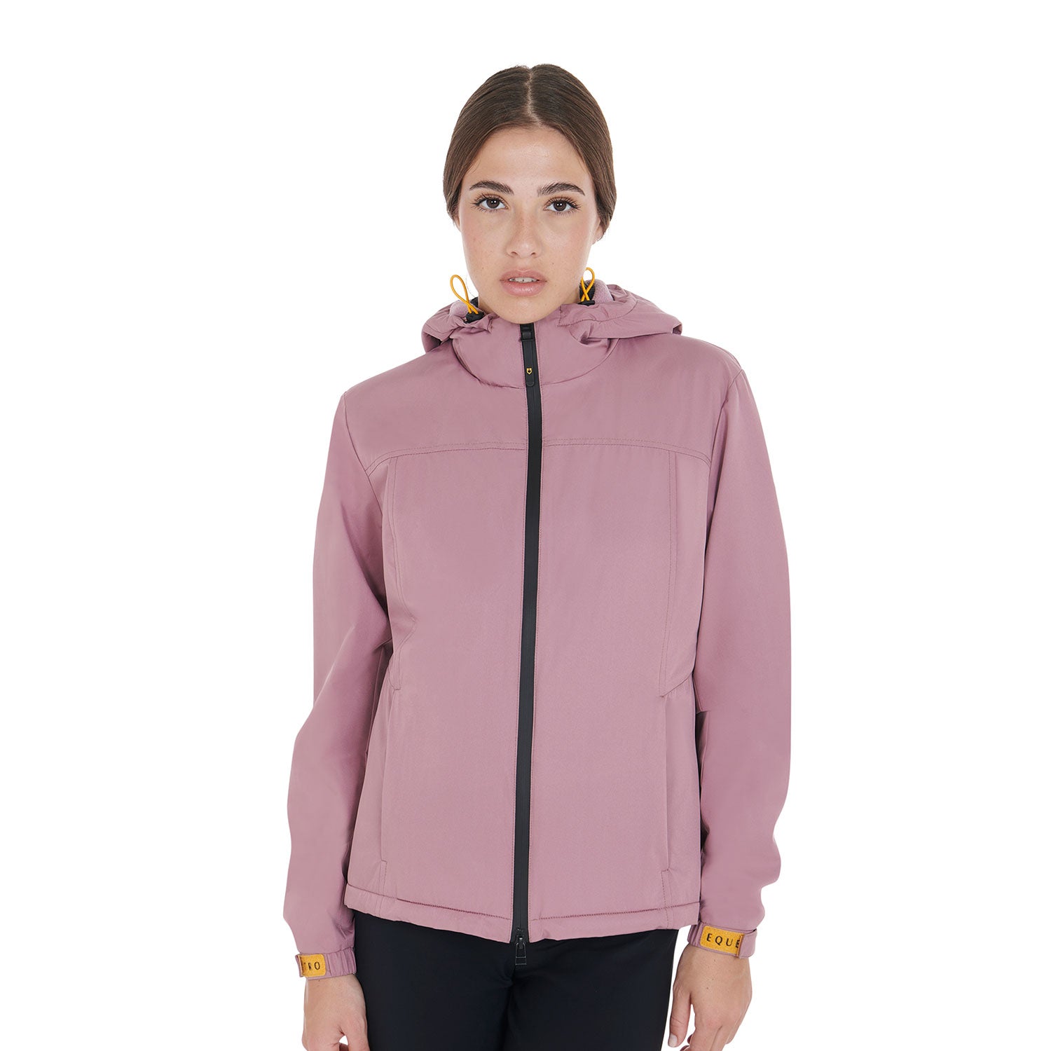 Giacca donna slim fit Equestro antipioggia con smanicato interno