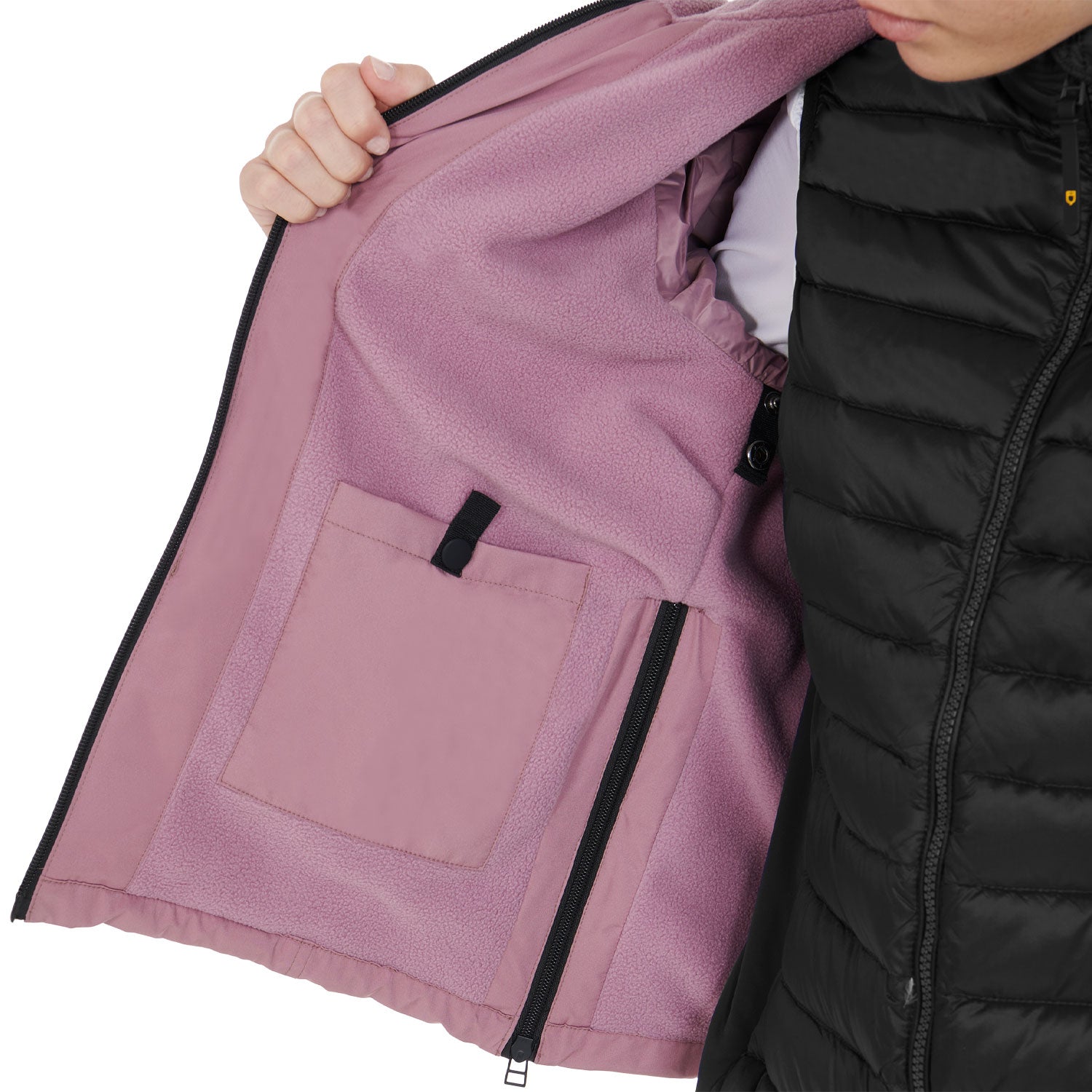 Giacca donna slim fit Equestro antipioggia con smanicato interno
