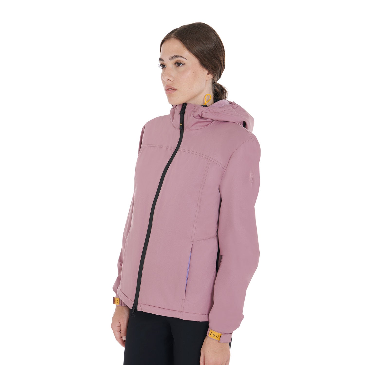 Giacca donna slim fit Equestro antipioggia con smanicato interno