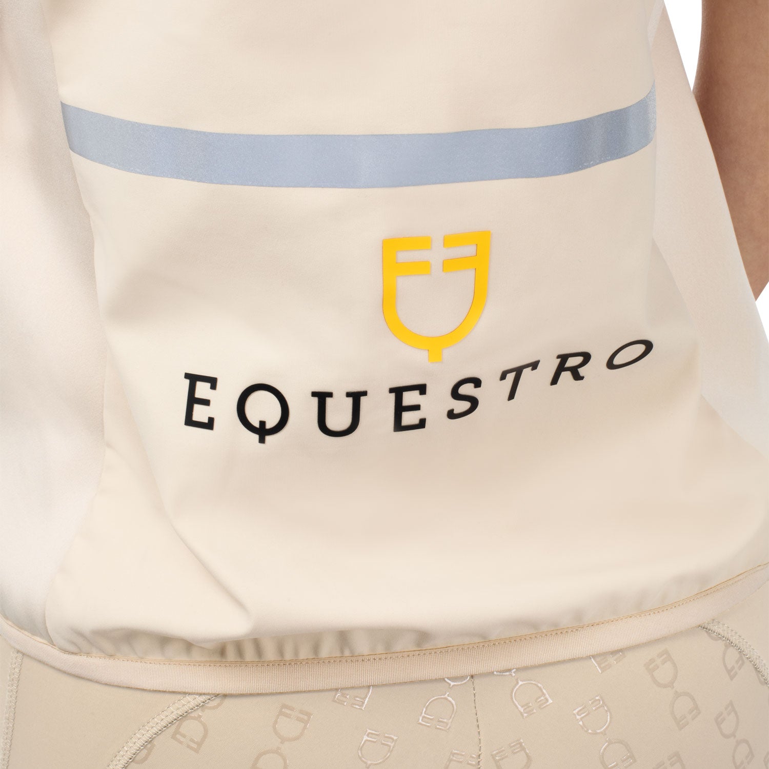 Smanicato donna slim fit in tessuto tecnico Equestro