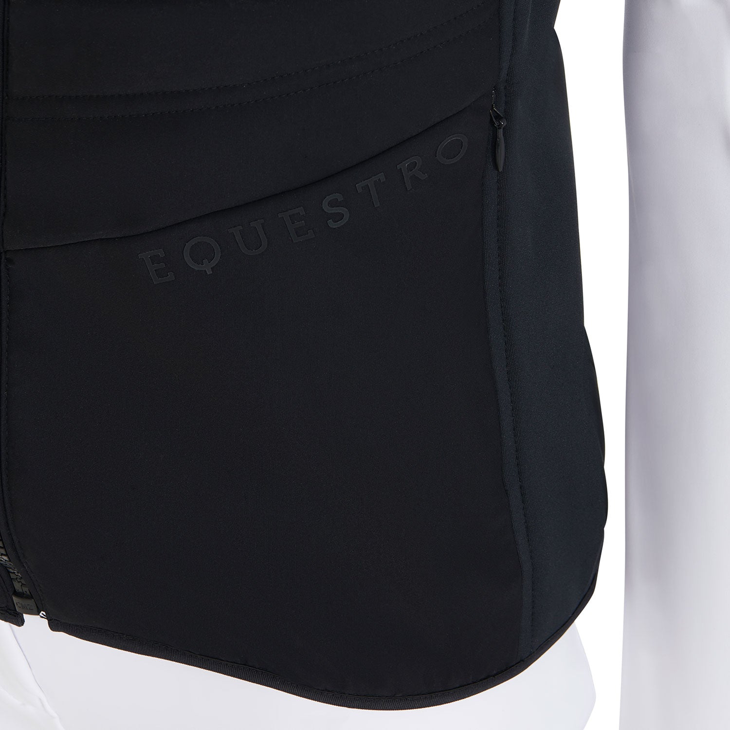 Smanicato donna slim fit in tessuto tecnico Equestro