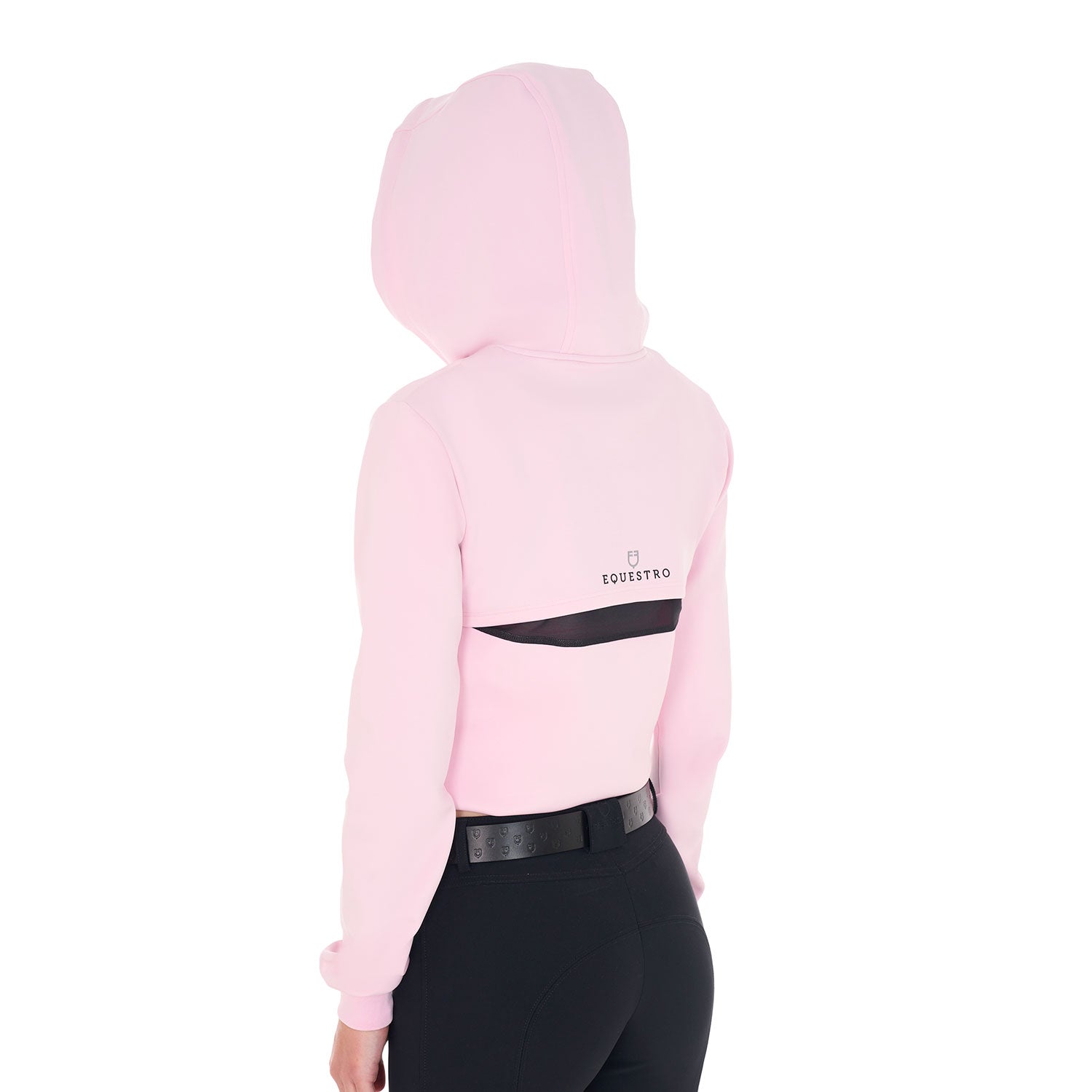 Felpa donna Equestro cut out con cappuccio 2025