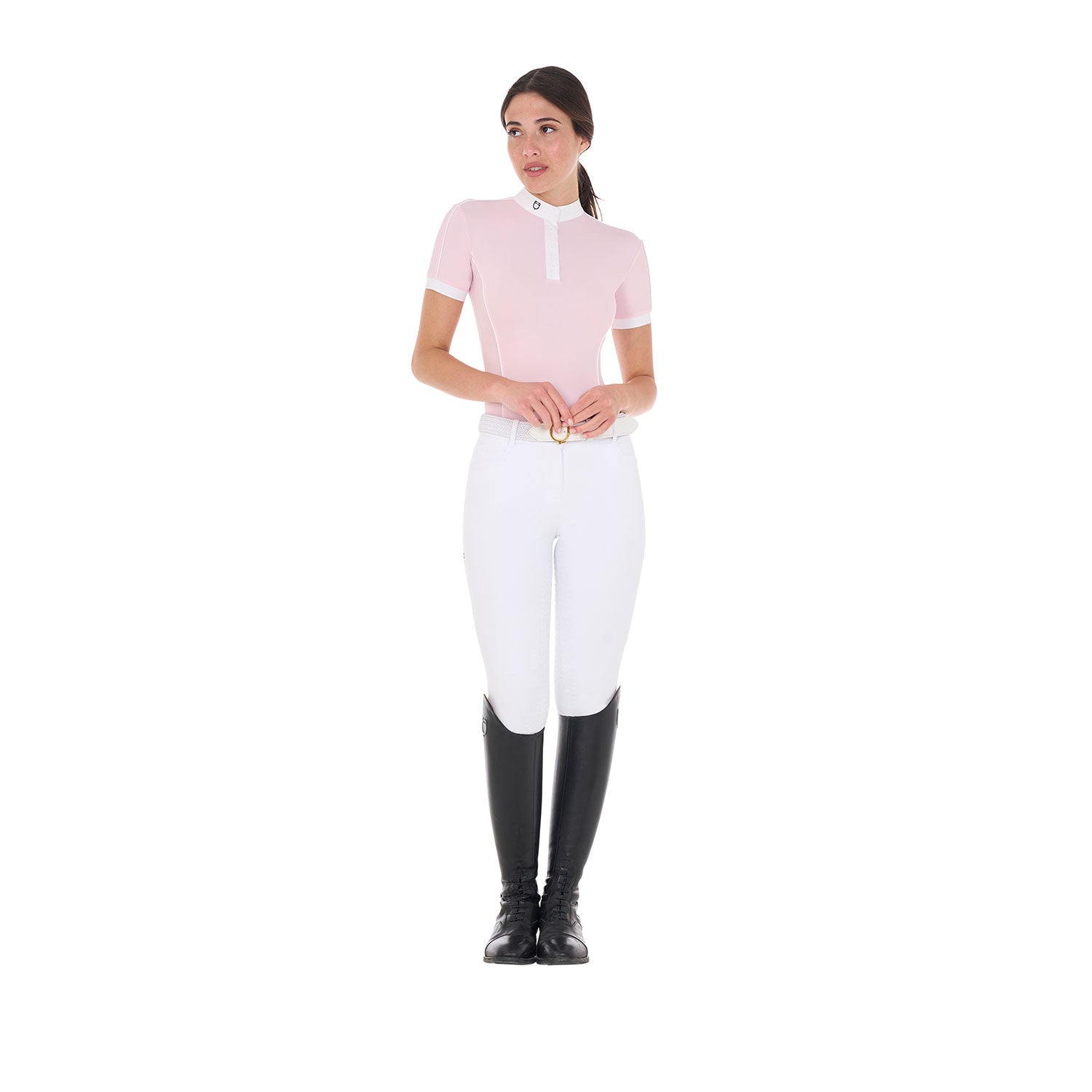 Polo donna da concorso a body Equestro