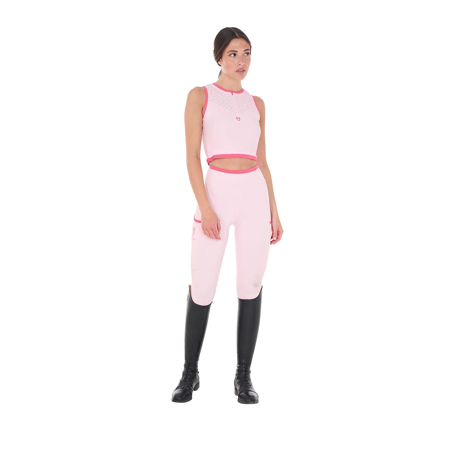 Leggins donna Equestro con decorazioni perforate 2025