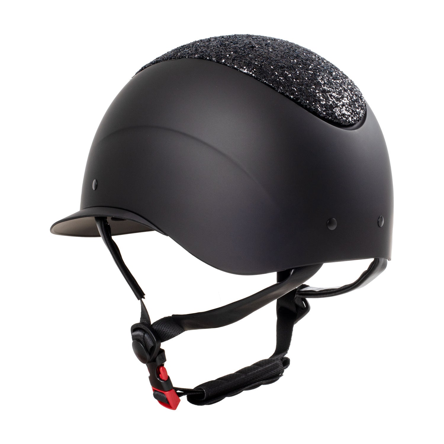 Kep Cap Casco Equitazione Equestro Galaxy con Visiera larga e brillantini