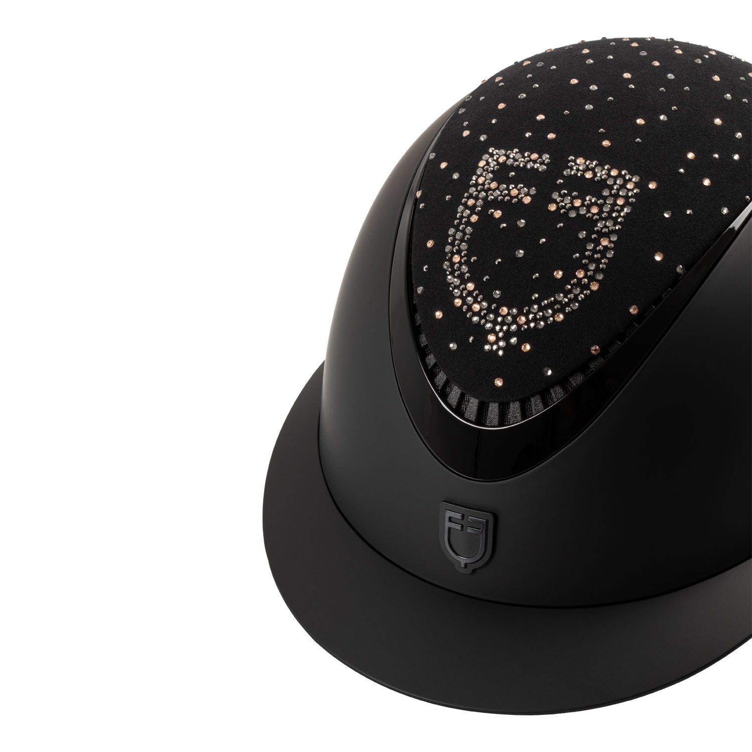 Cap opaco EQUESTRO 2025 visiera larga con logo in strass