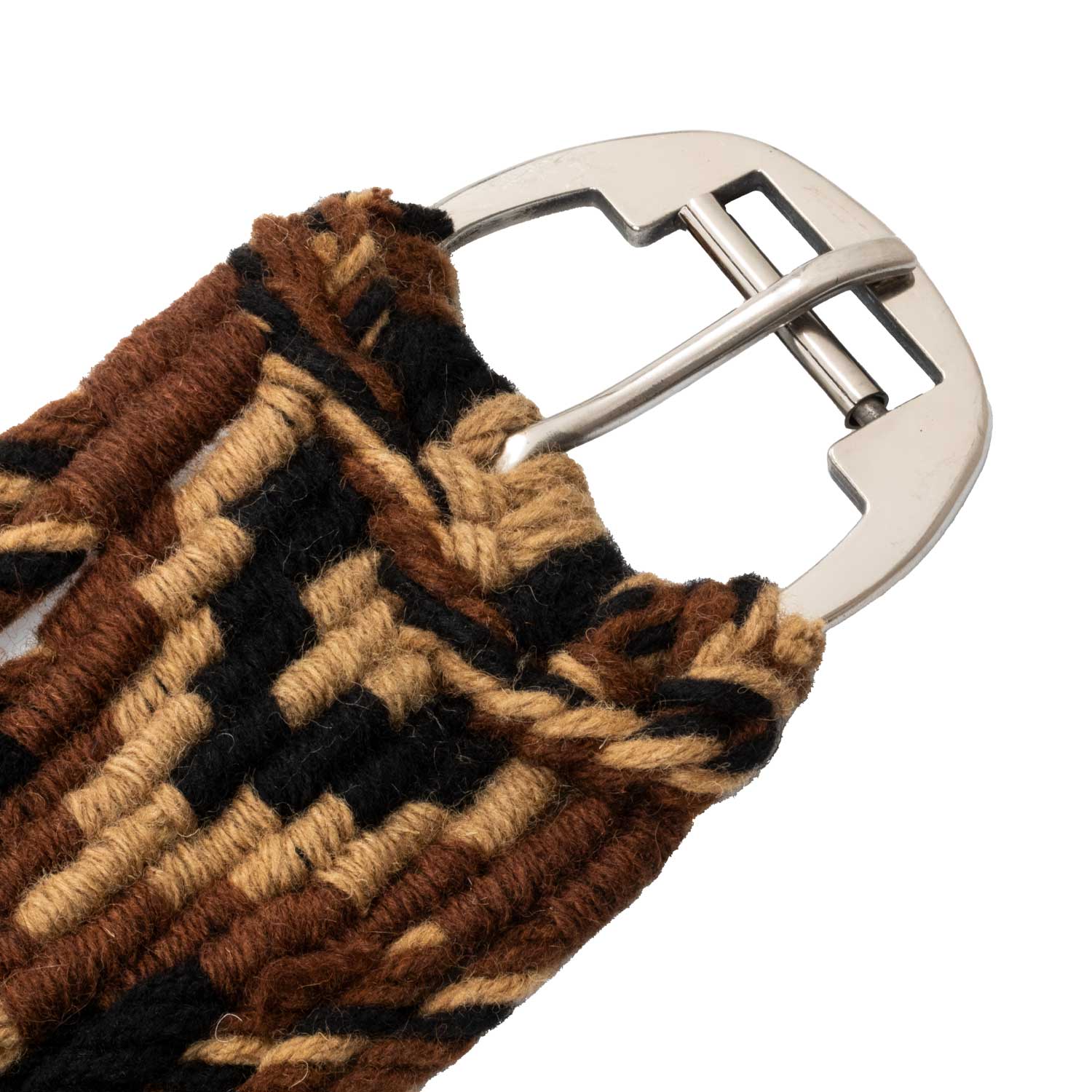 Sottopancia western in tessuto mohair con decorazione a rombi