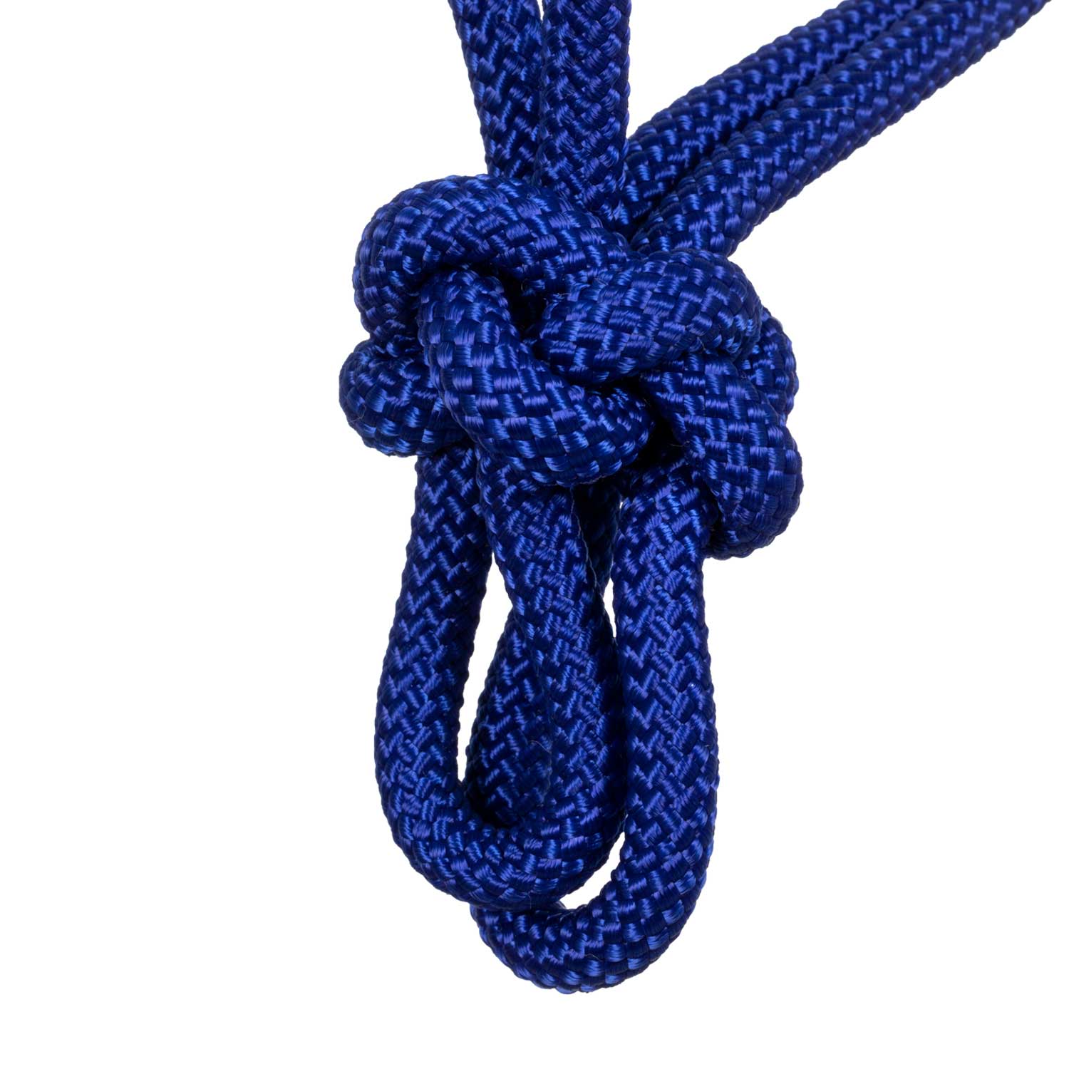 Cavezza Western Pool's in corda annodata con decorazione Navajo Blu