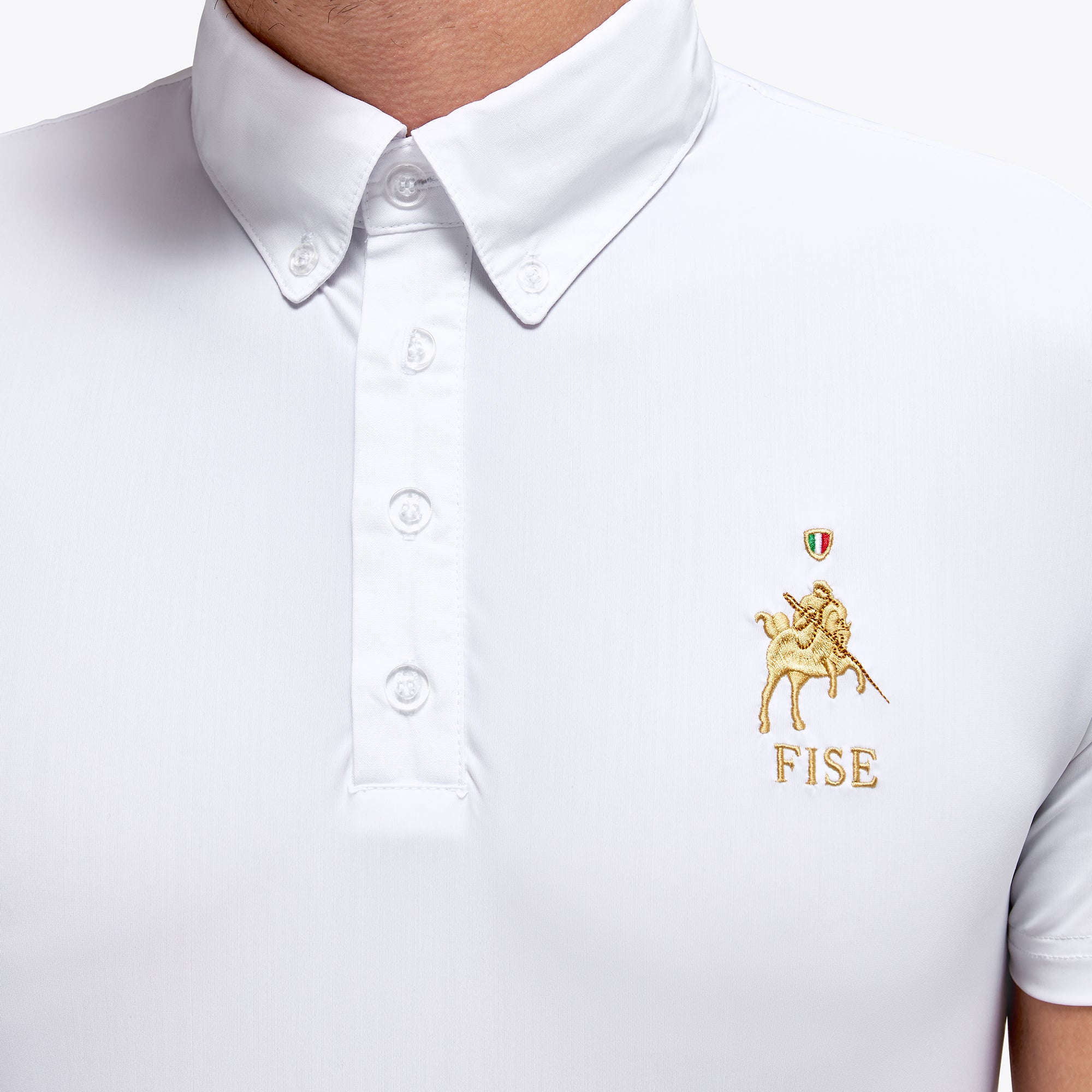 Polo uomo da concorso Cavalleria Toscana x FISE