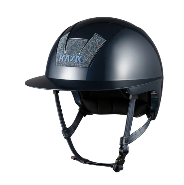 Casco Equitazione Donna Kask Kooki Lady Crystal Carpet con Brillantini