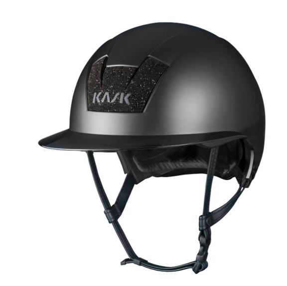 Casco Equitazione Donna Kask Kooki Lady Crystal Carpet con Brillantini