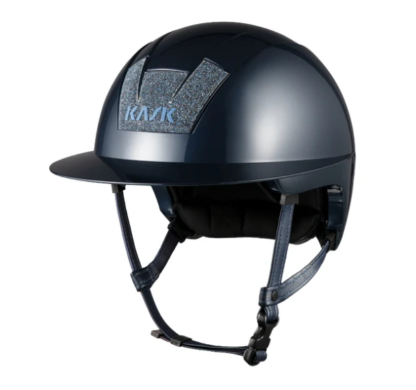 Casco Equitazione Donna Kask Kooki Lady Crystal Carpet con Brillantini