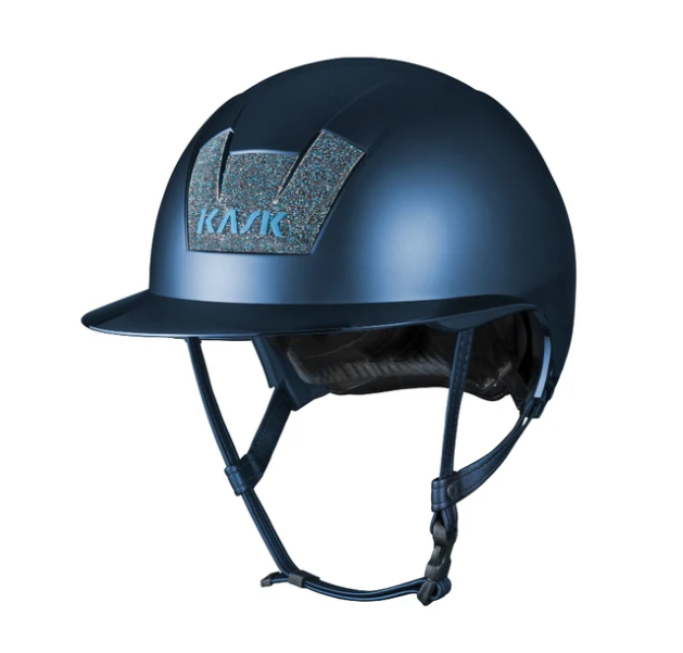 Casco Equitazione Donna Kask Kooki Lady Crystal Carpet con Brillantini