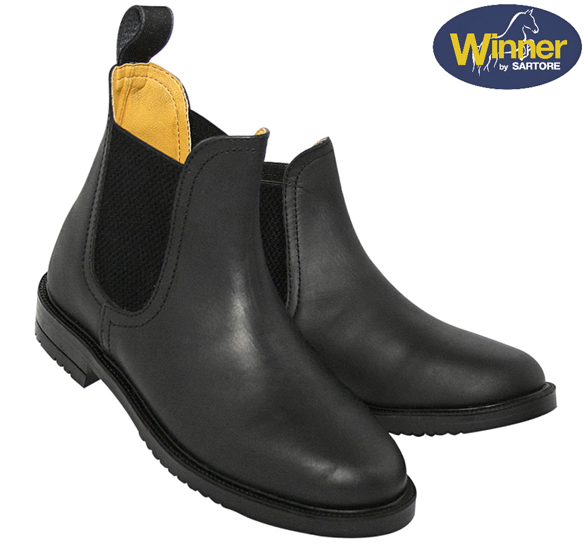 Stivaletti Jodhpur Manilla In Pelle - Per Equitazione, Nero, Con Cerniera Ed Elastici - Foto 2