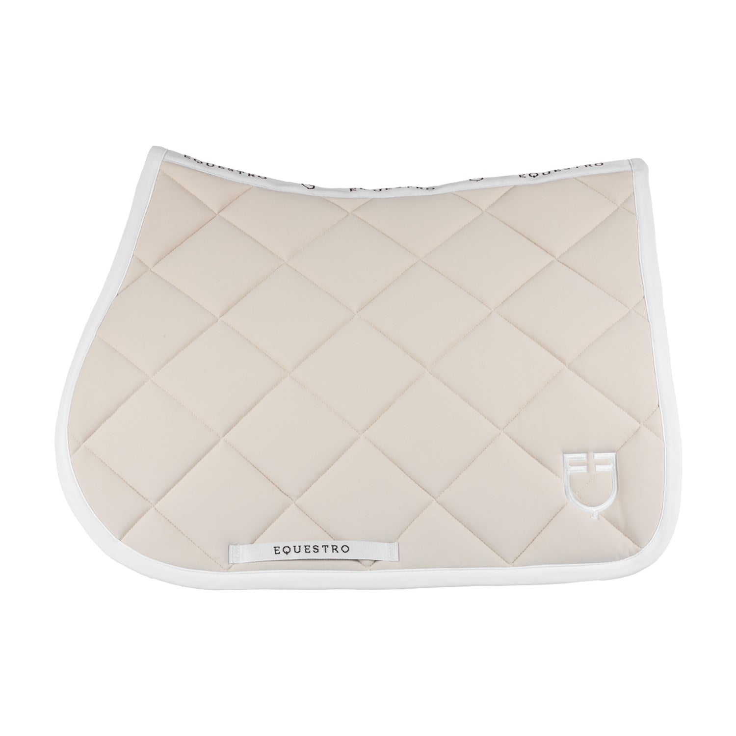 Equestro sottosella jumping equestro in tessuto tecnico white line edition - Colore BEIGE (130000)