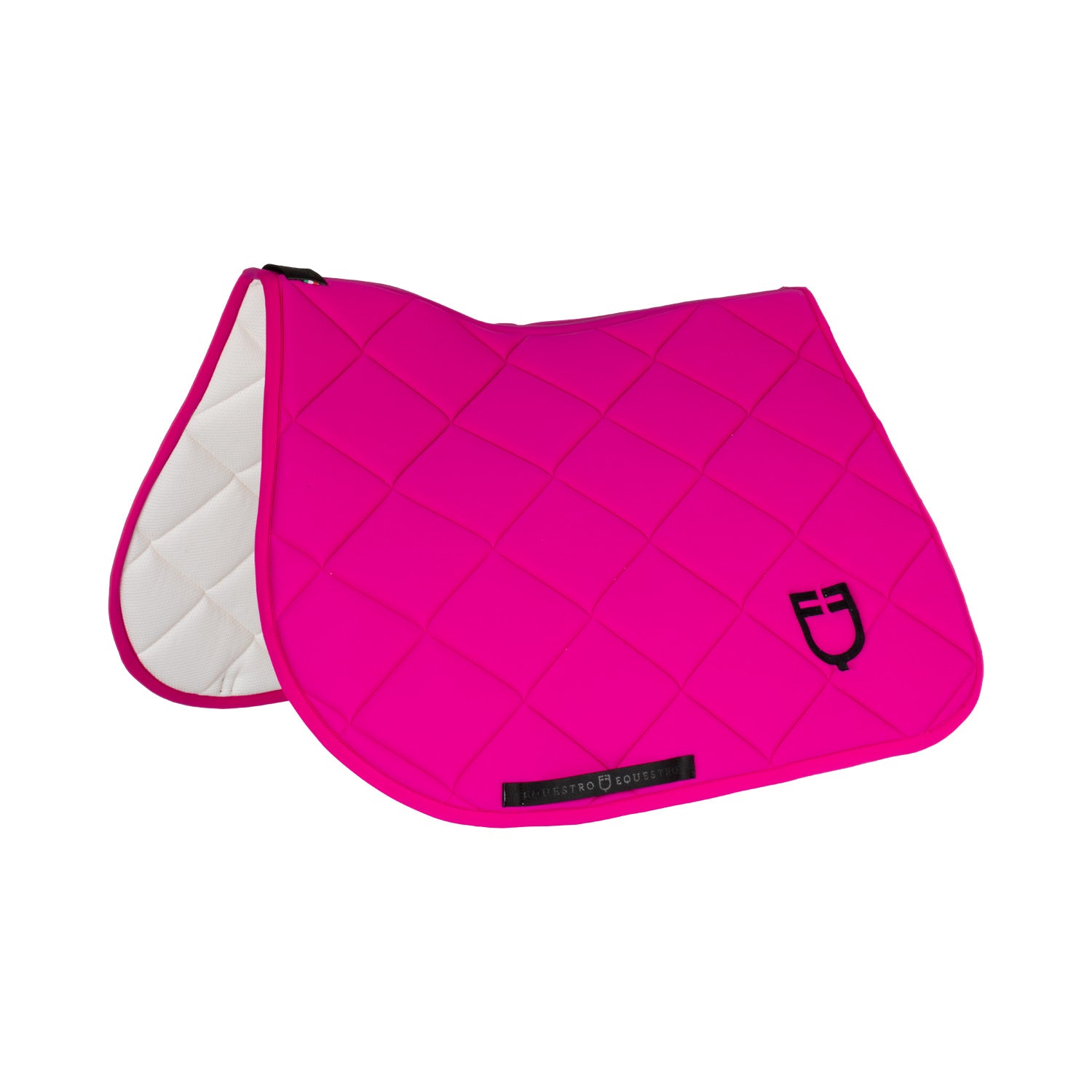 Equestro solid jumping saddle pad - neutra