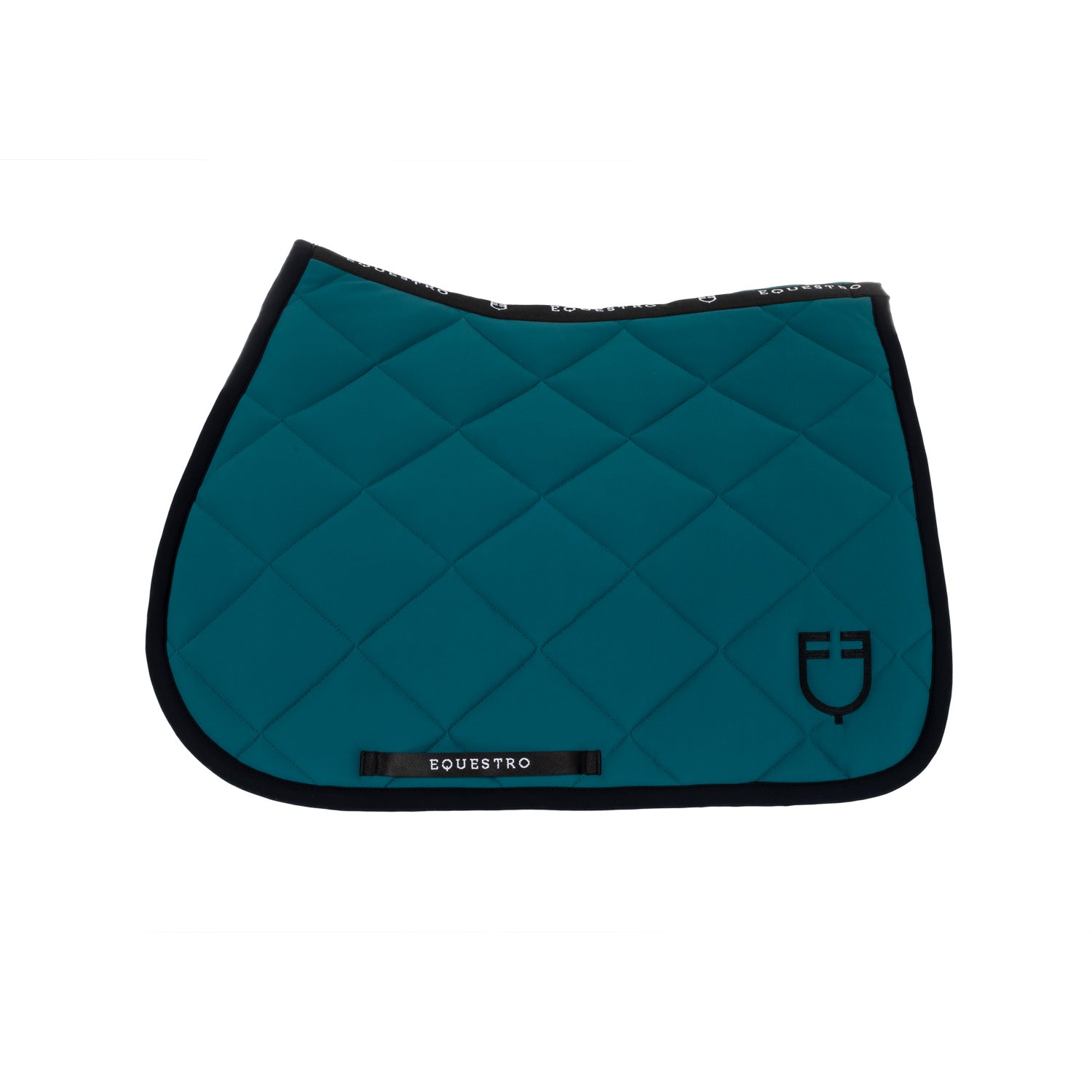 Equestro sottosella jumping equestro in tessuto tecnico black line edition - Colore PETROL (548C)