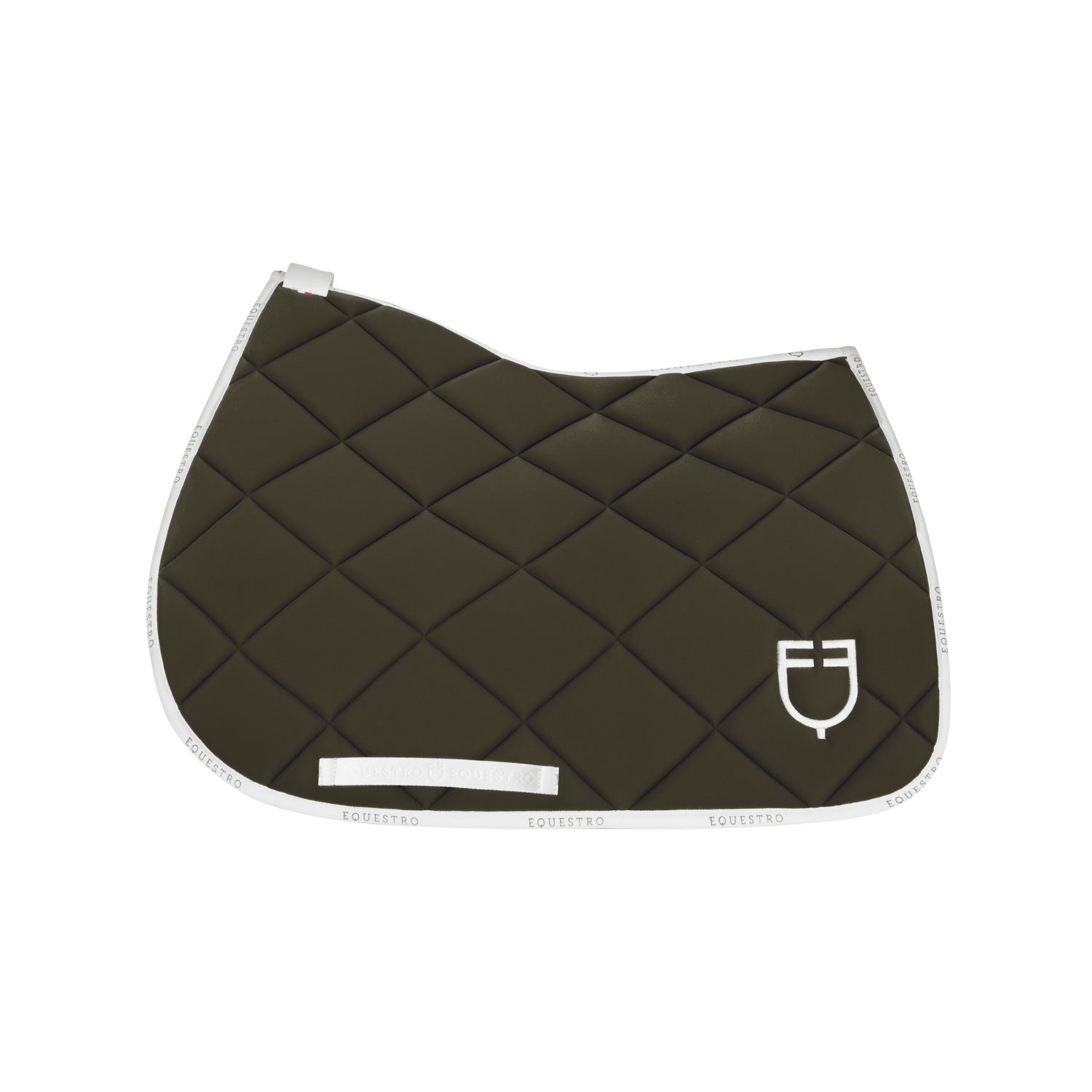 Equestro sottosella modello gp con logo - Colore MILITARY GREEN/WHITE