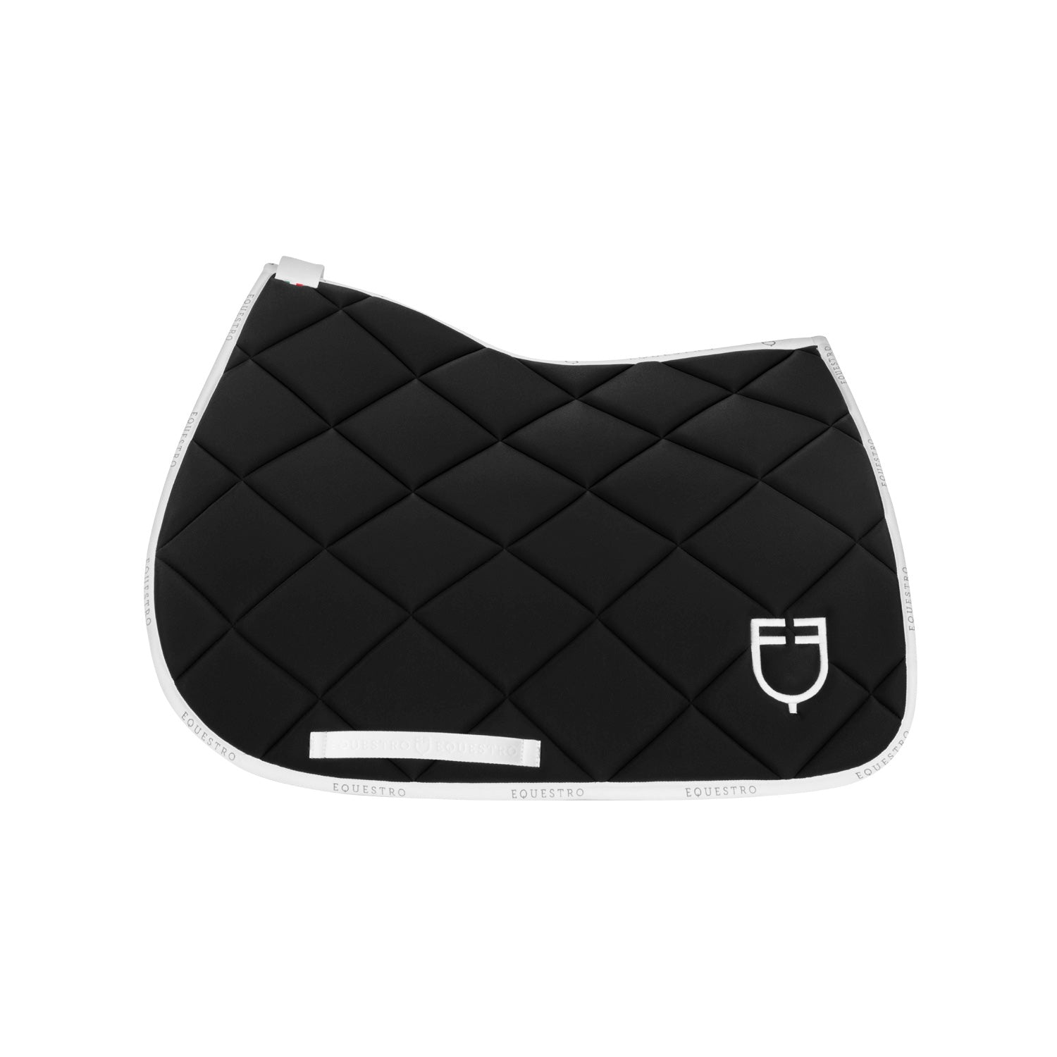 Equestro sottosella modello gp con logo - Colore BLACK/WHITE