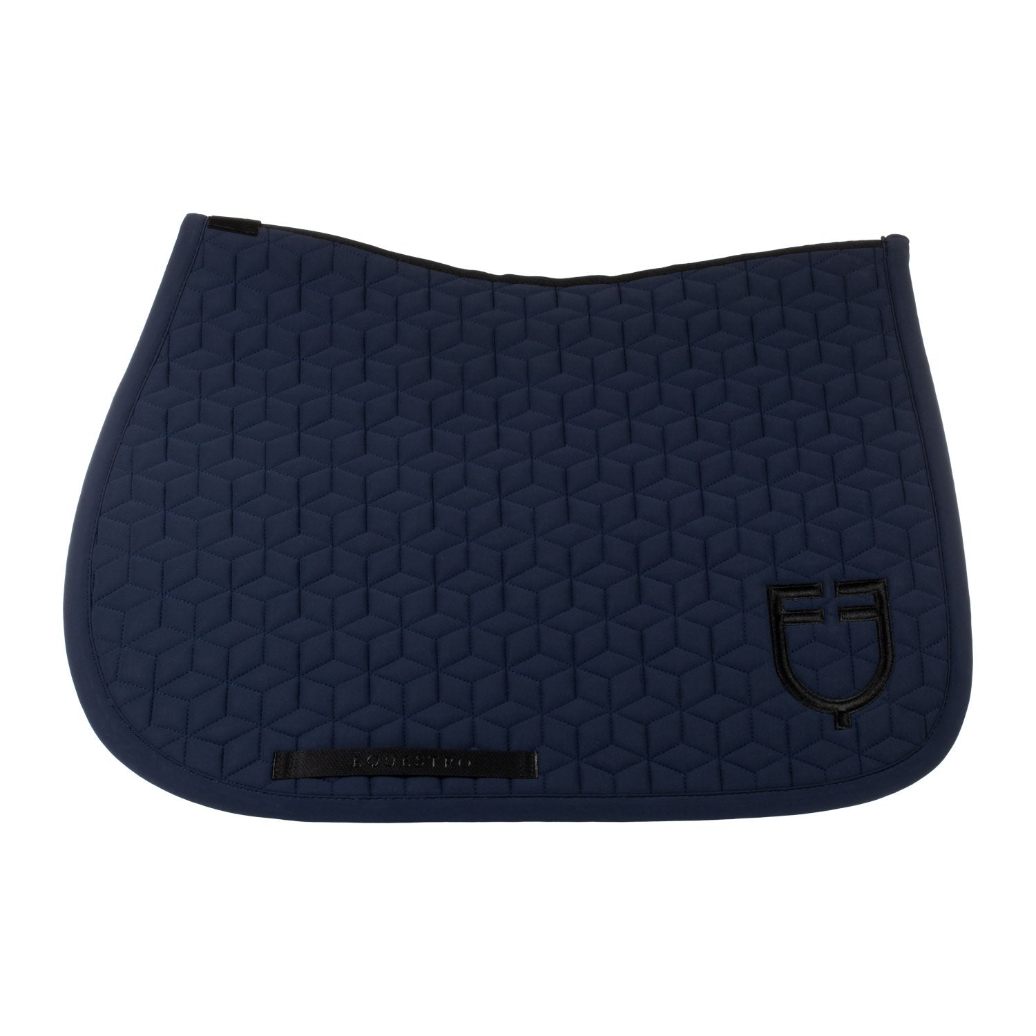 Equestro cube quilting jumping saddle pad - Colore NAVY BLAZER (19-3923)