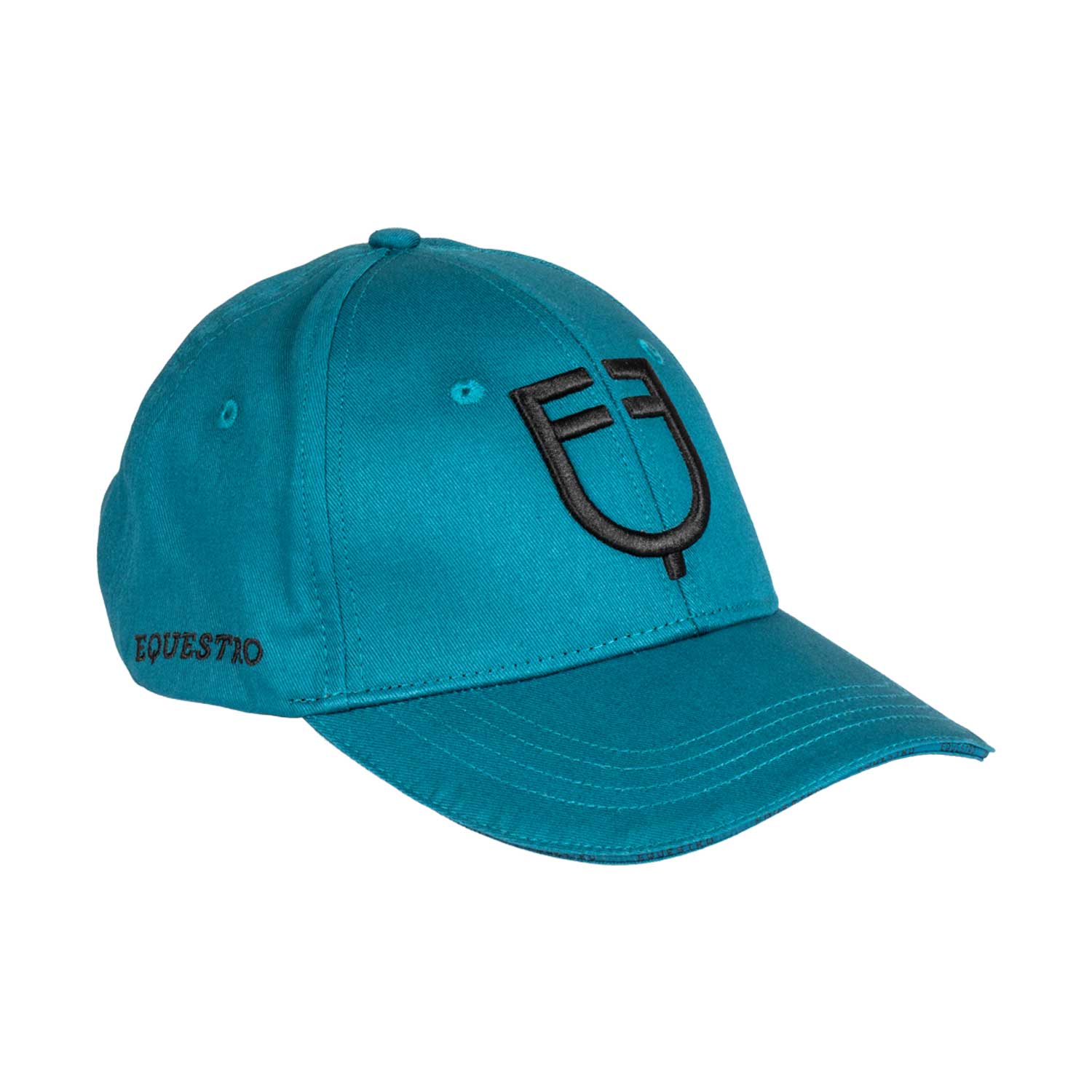 Equestro cappello equestro nuova collezione - Colore BLUE CORAL (19-4526)/BLACK C