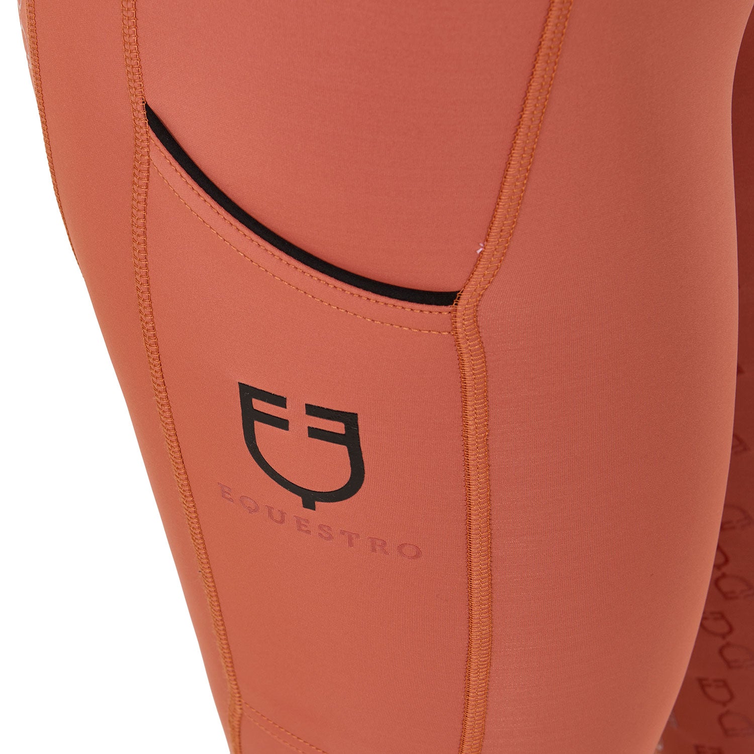 Equestro woman classic leggings - Colore REDWOOD (18-1443)