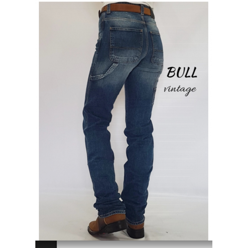 Jeans Western Modello Bull Vintage RAWHIDE Unisex