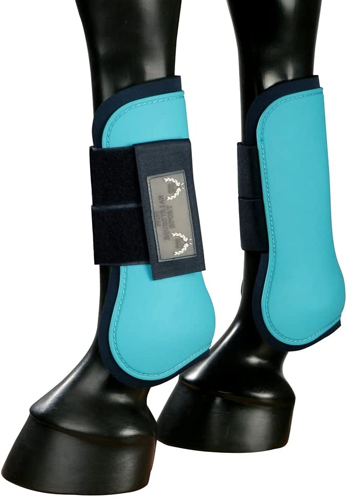 Protezioni paratendini anteriori cavallo PFiff celeste full