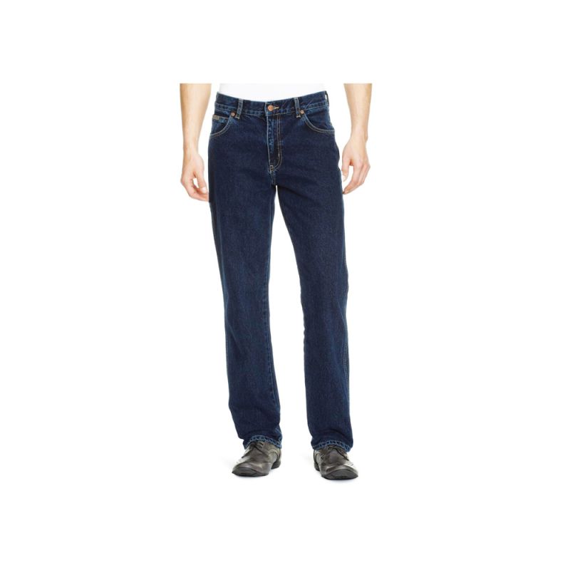 WRANGLER Jeans Da Uomo Slim Taper Stretch 52 XL W36 L32 Blu Chiaro WRANGLER Jeans Da Uomo Slim Taper Stretch 52 XL W36 L32 Blu Chiaro