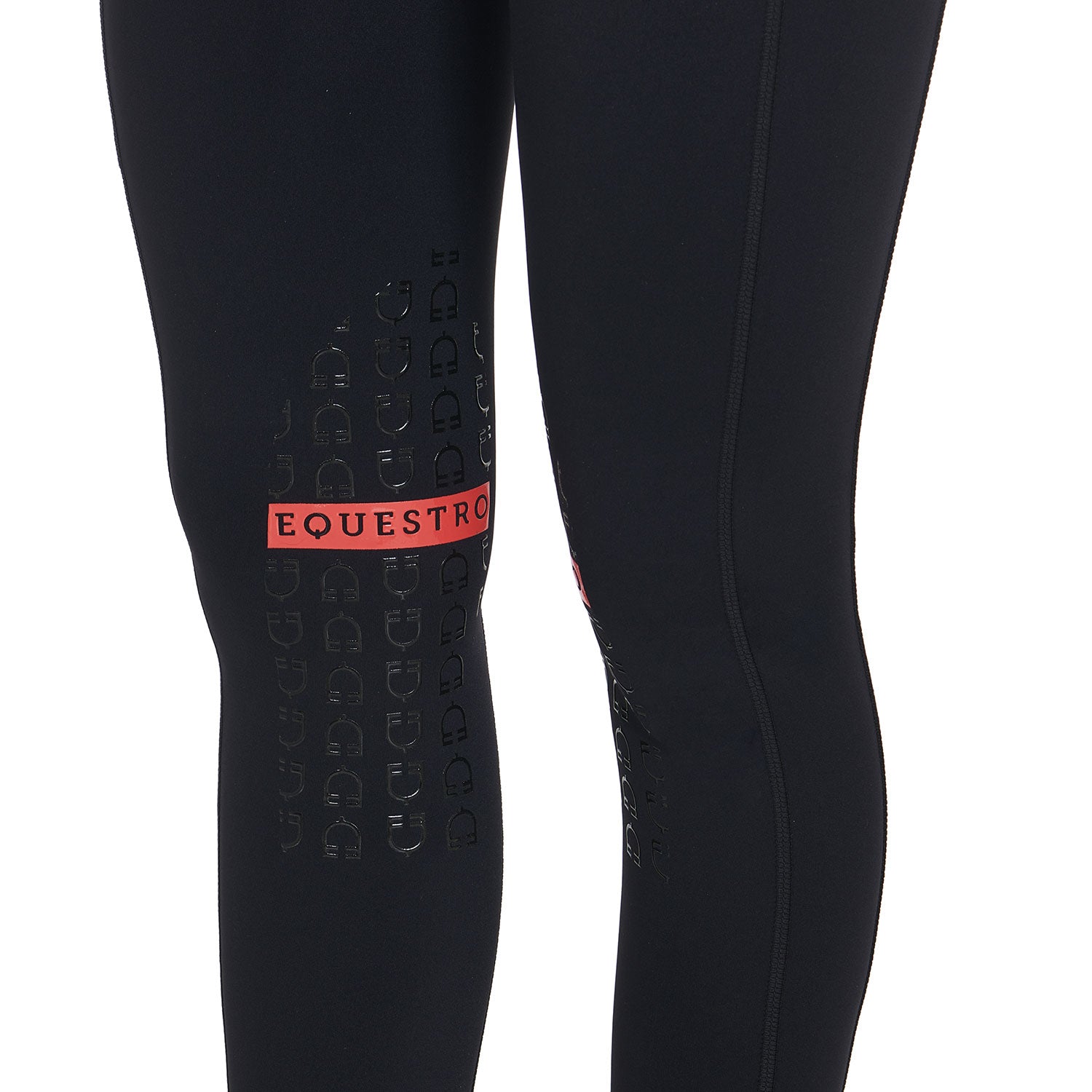 Leggings donna Slim Fit in tessuto elasticizzato con grip Equestro Kao Light