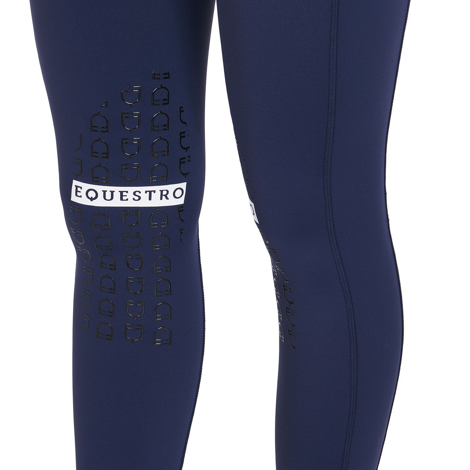 Leggings donna Slim Fit in tessuto elasticizzato con grip Equestro Kao Light